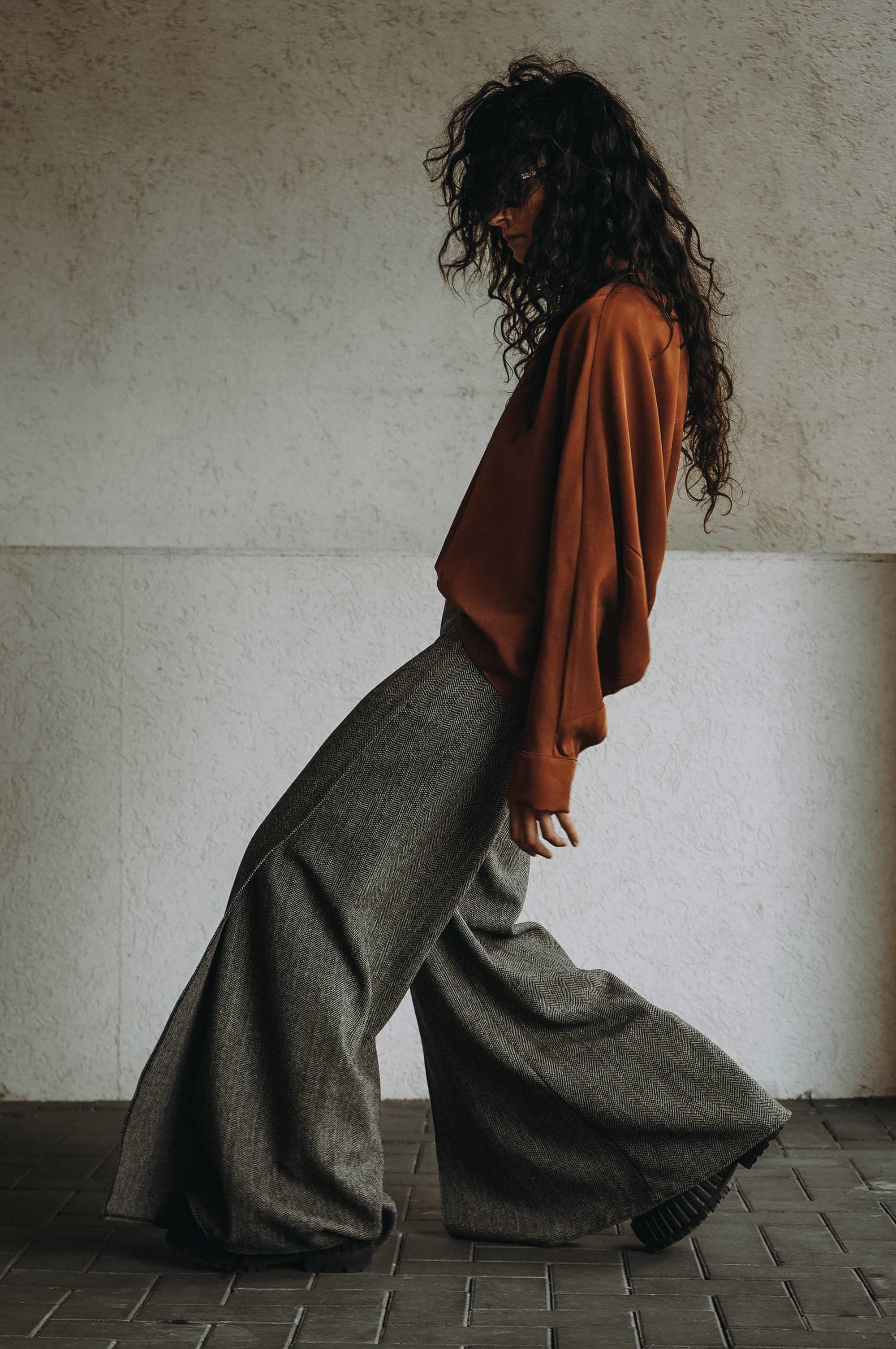 The Magnetic Needle Wool Trousers