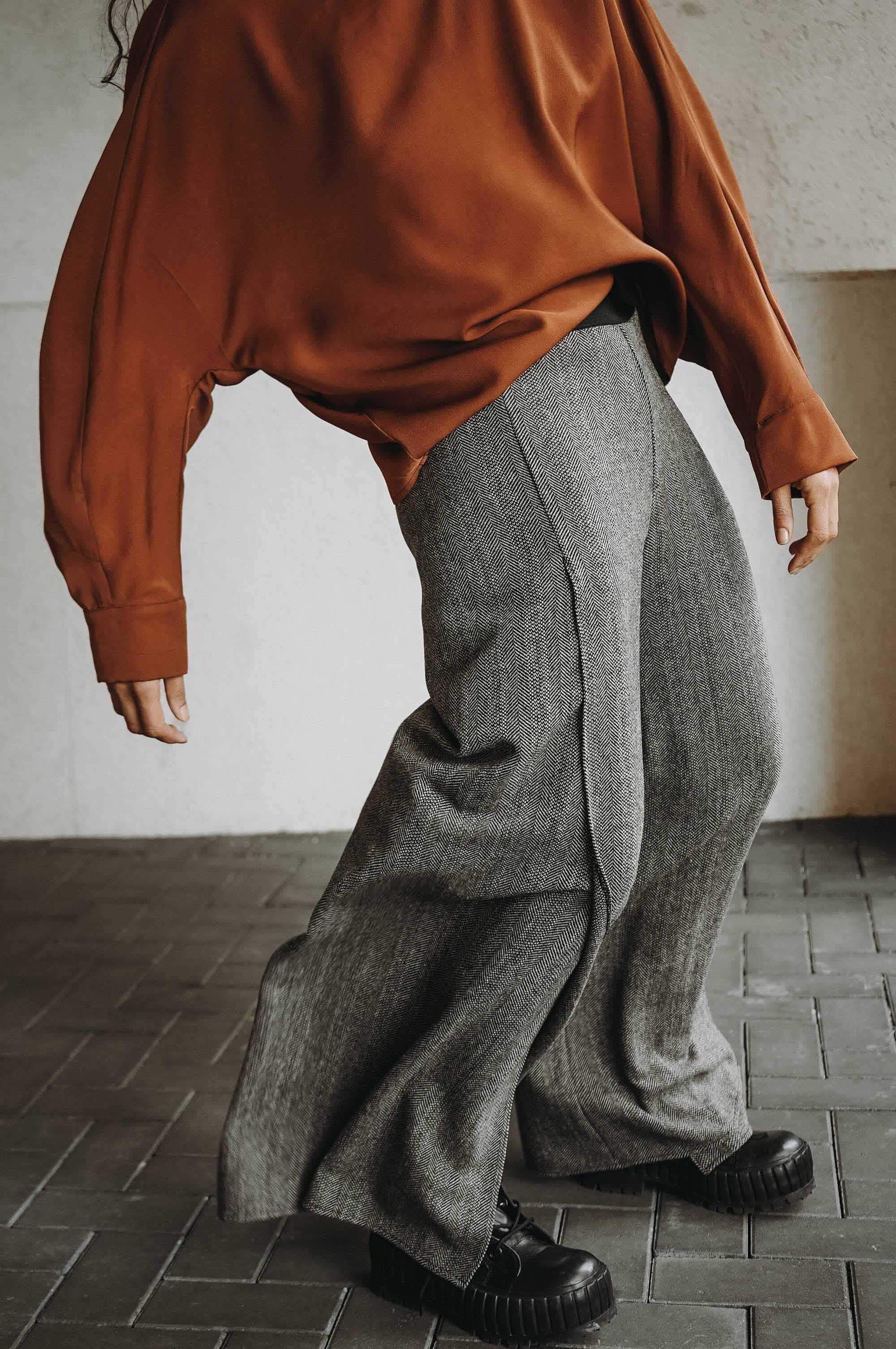 The Magnetic Needle Wool Trousers