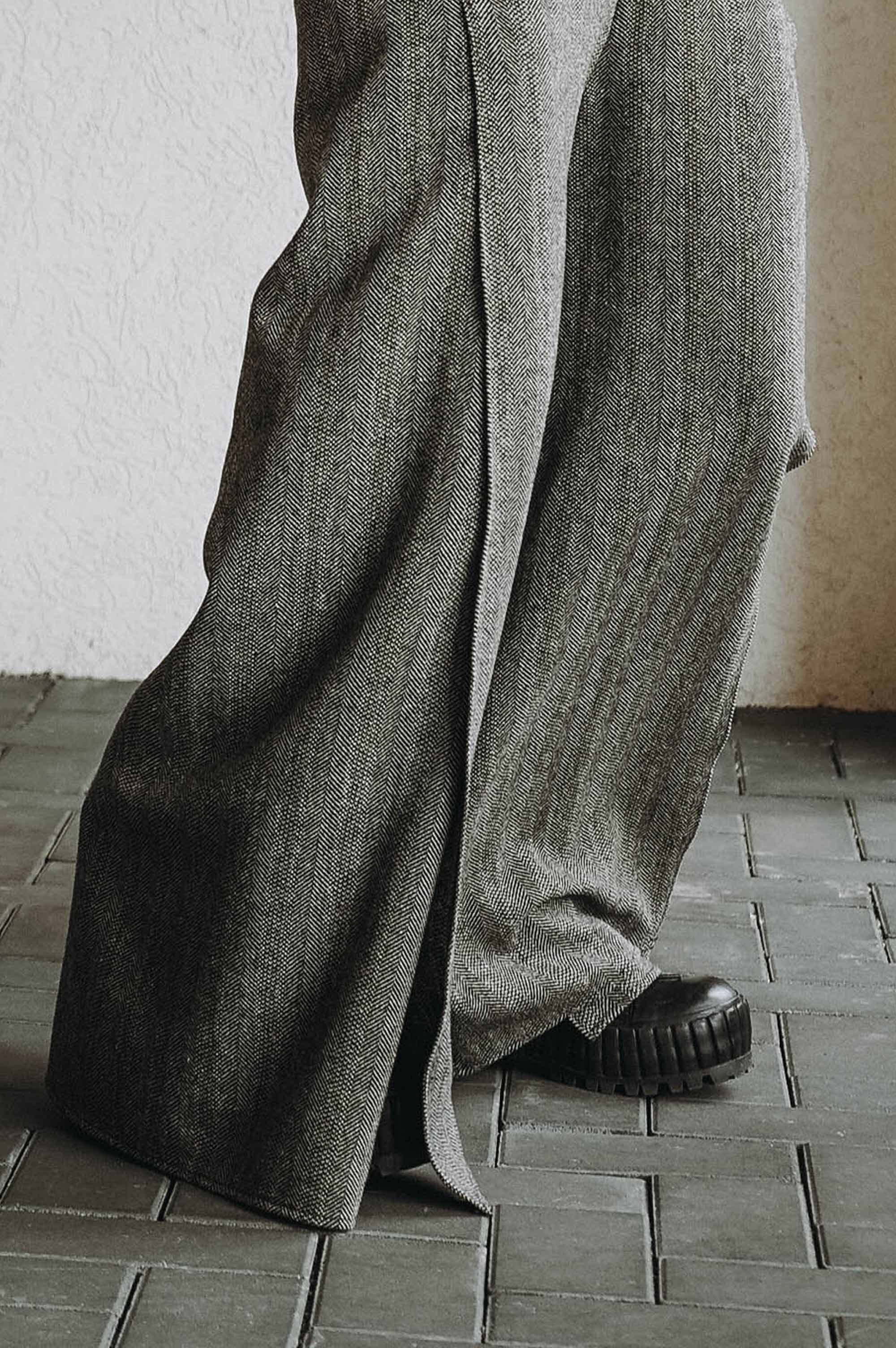 The Magnetic Needle Wool Trousers