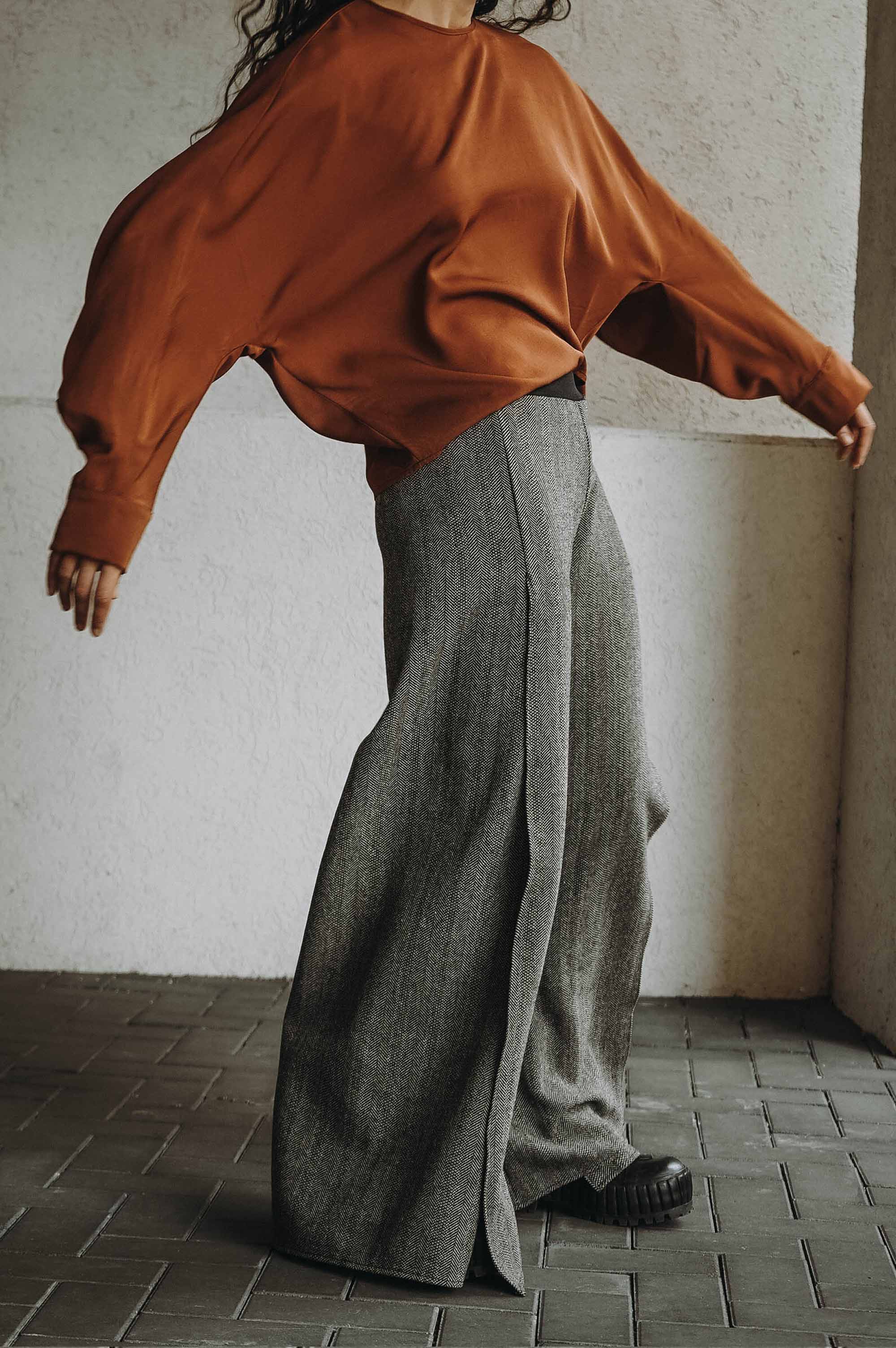 The Magnetic Needle Wool Trousers