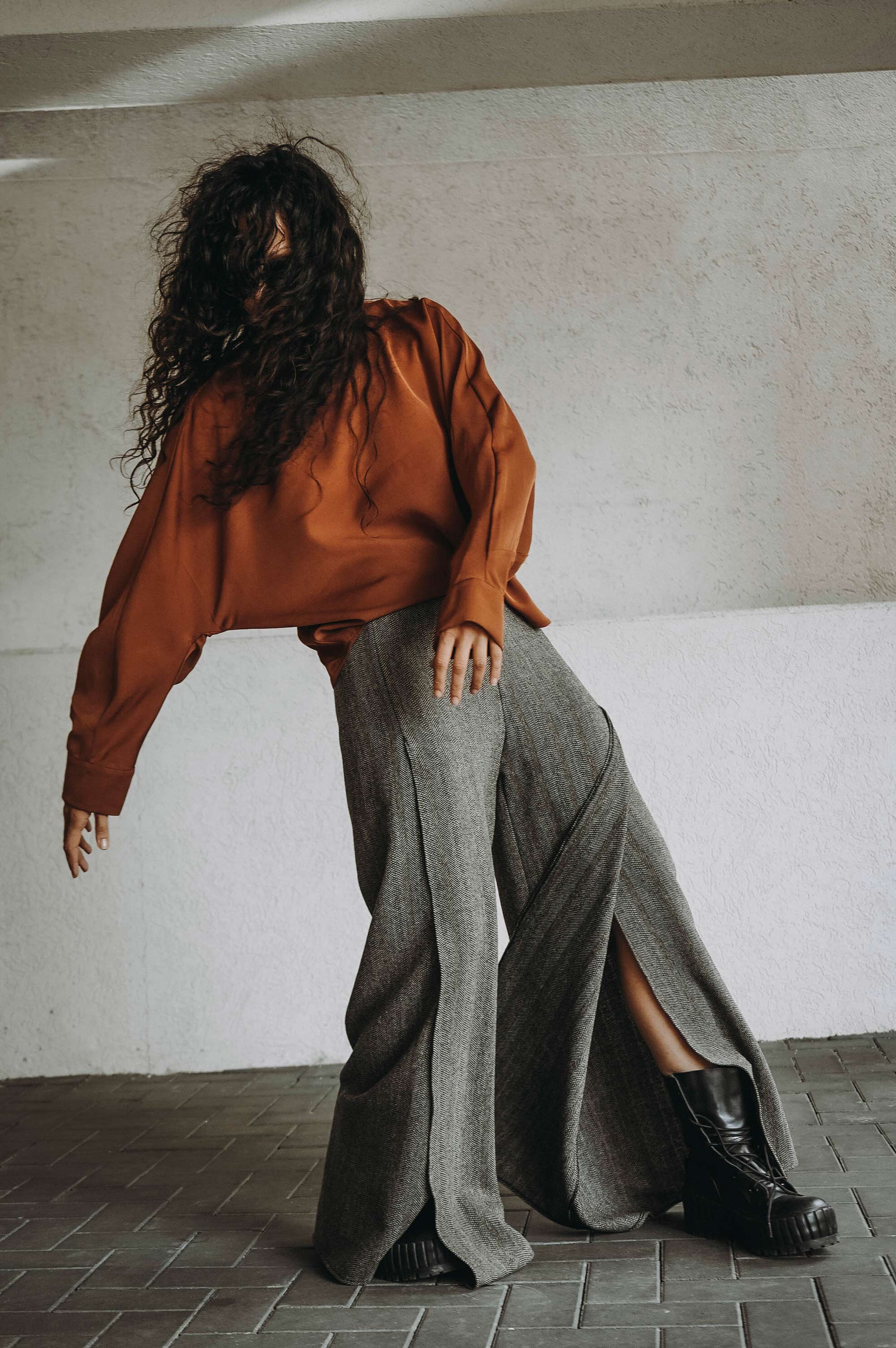 The Magnetic Needle Wool Trousers