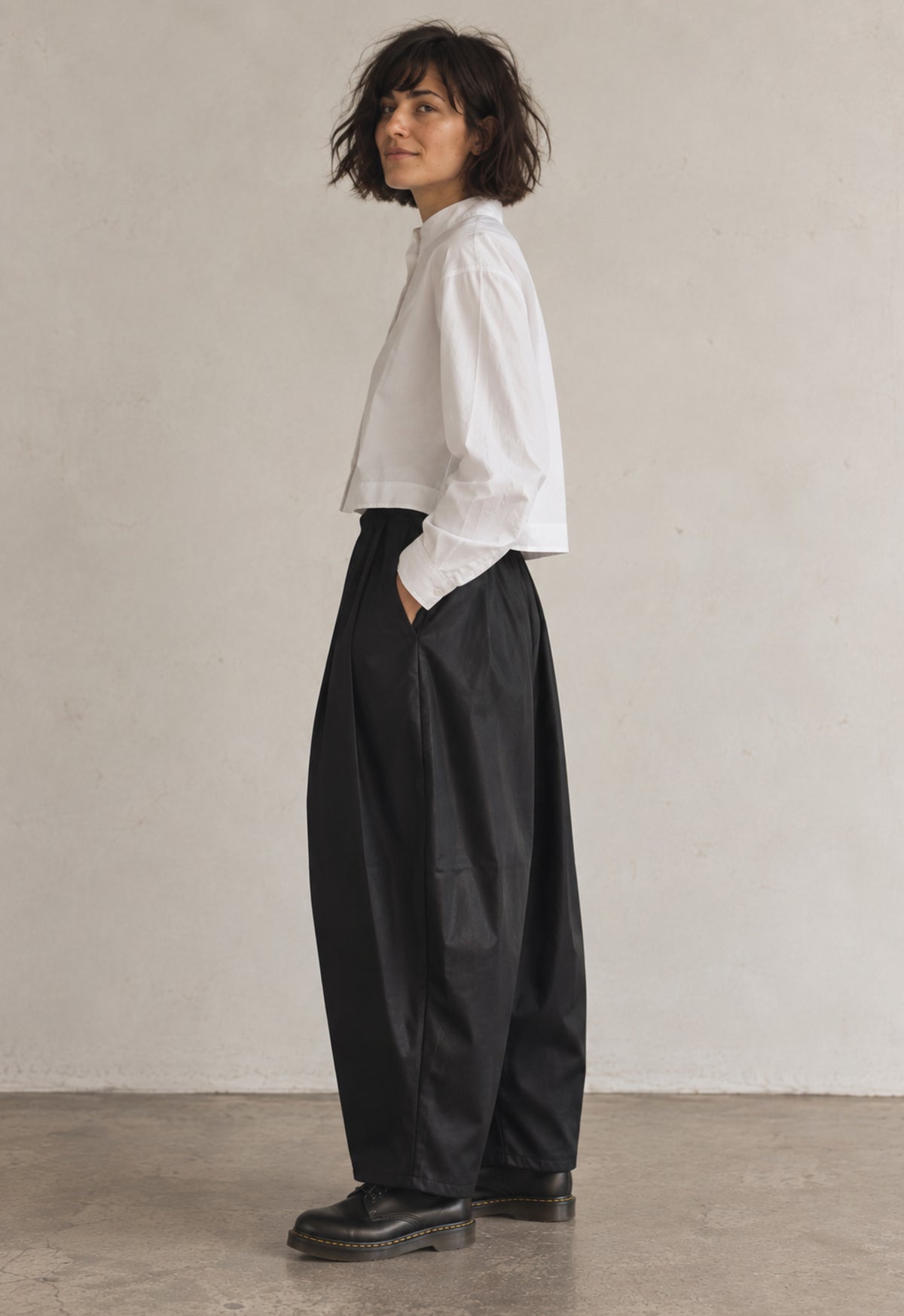 Sculpt Pleated Trousers