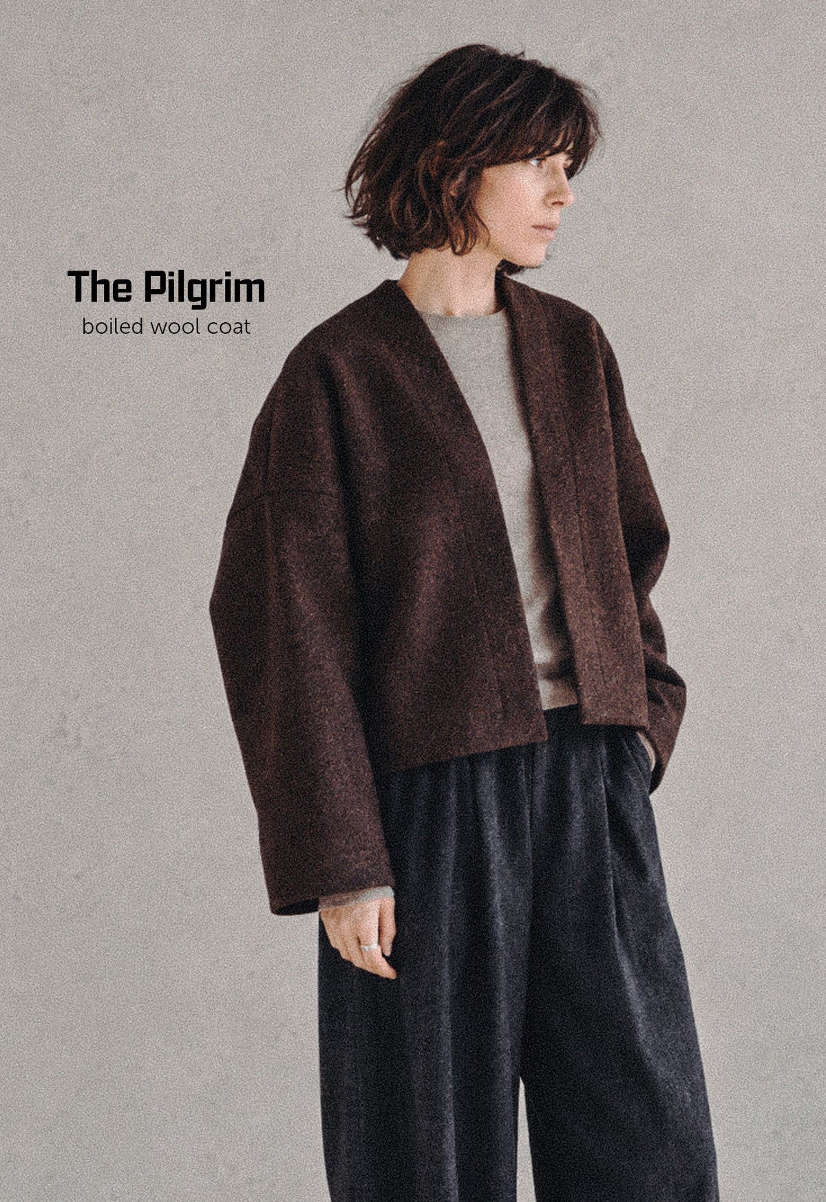 The Pilgrim Boiled Wool Coat