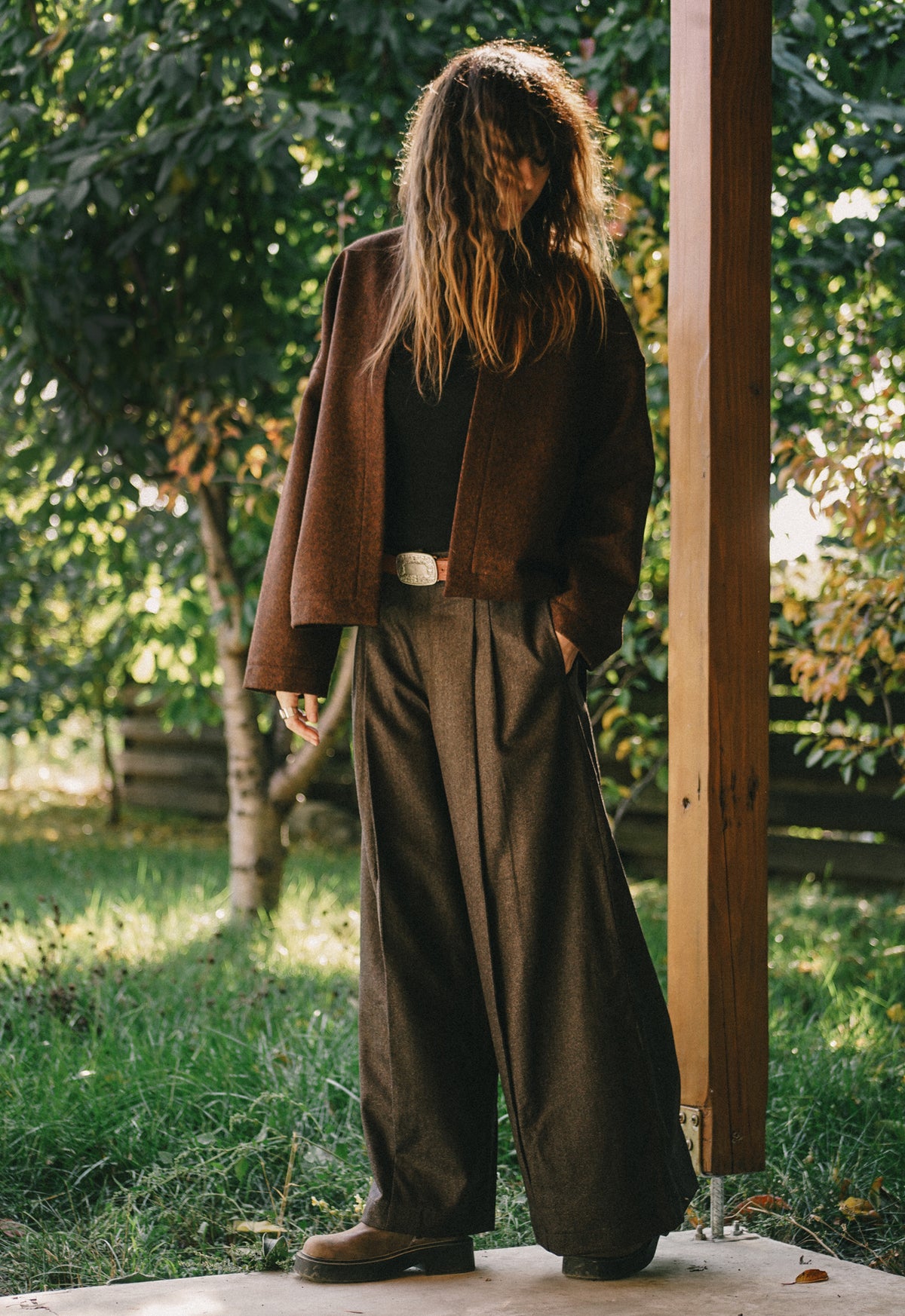The Pilgrim Boiled Wool Coat