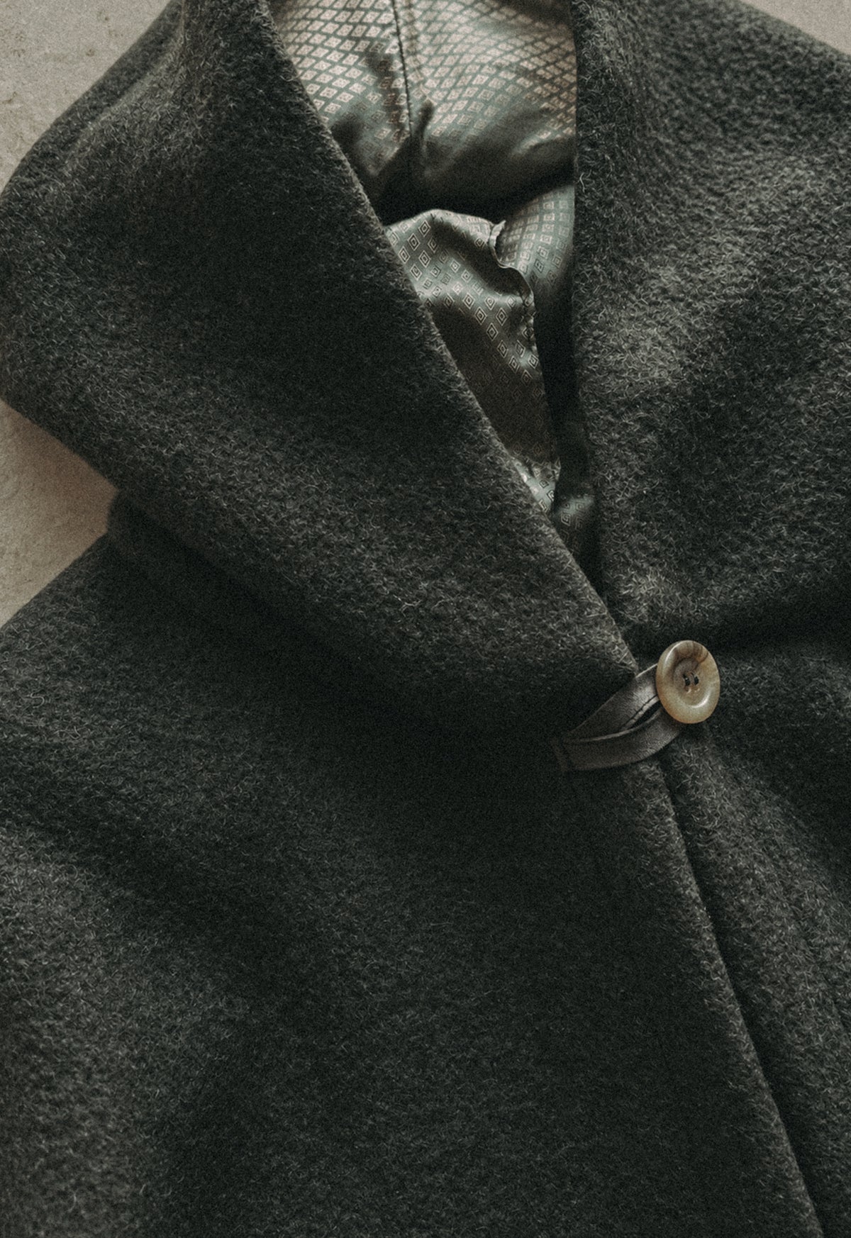 The Forester Boiled Wool Coat