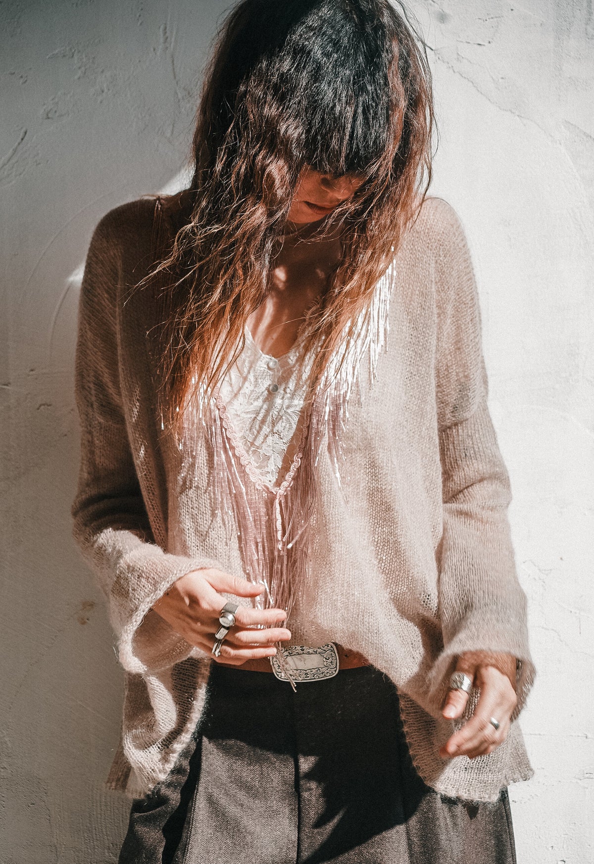 The Afterglow Mohair Sweater