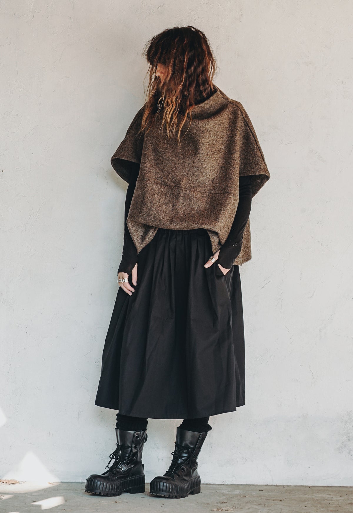 WILD CHESTNUT BOILED WOOL TOP