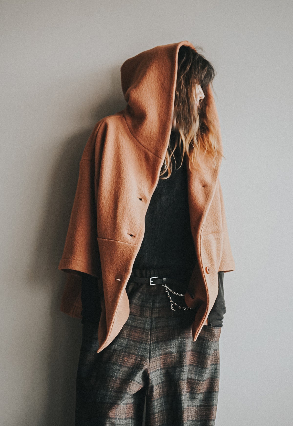 The Chatsworth boiled wool coat