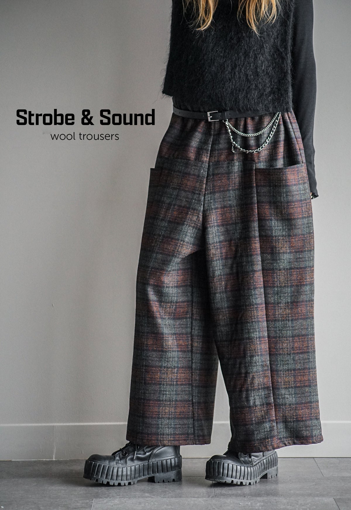 Strobe & Sound Wool Trousers