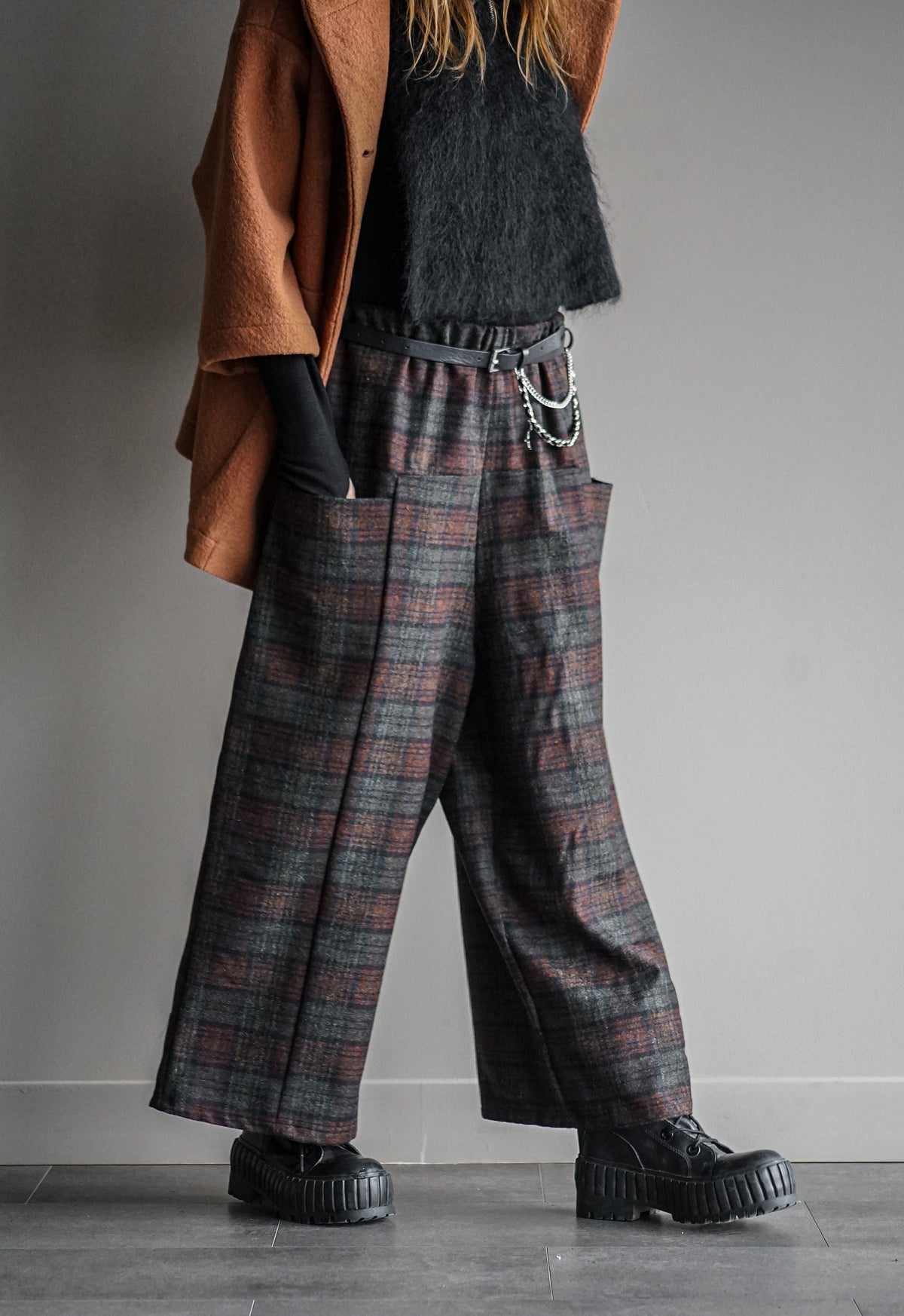 Strobe & Sound Wool Trousers