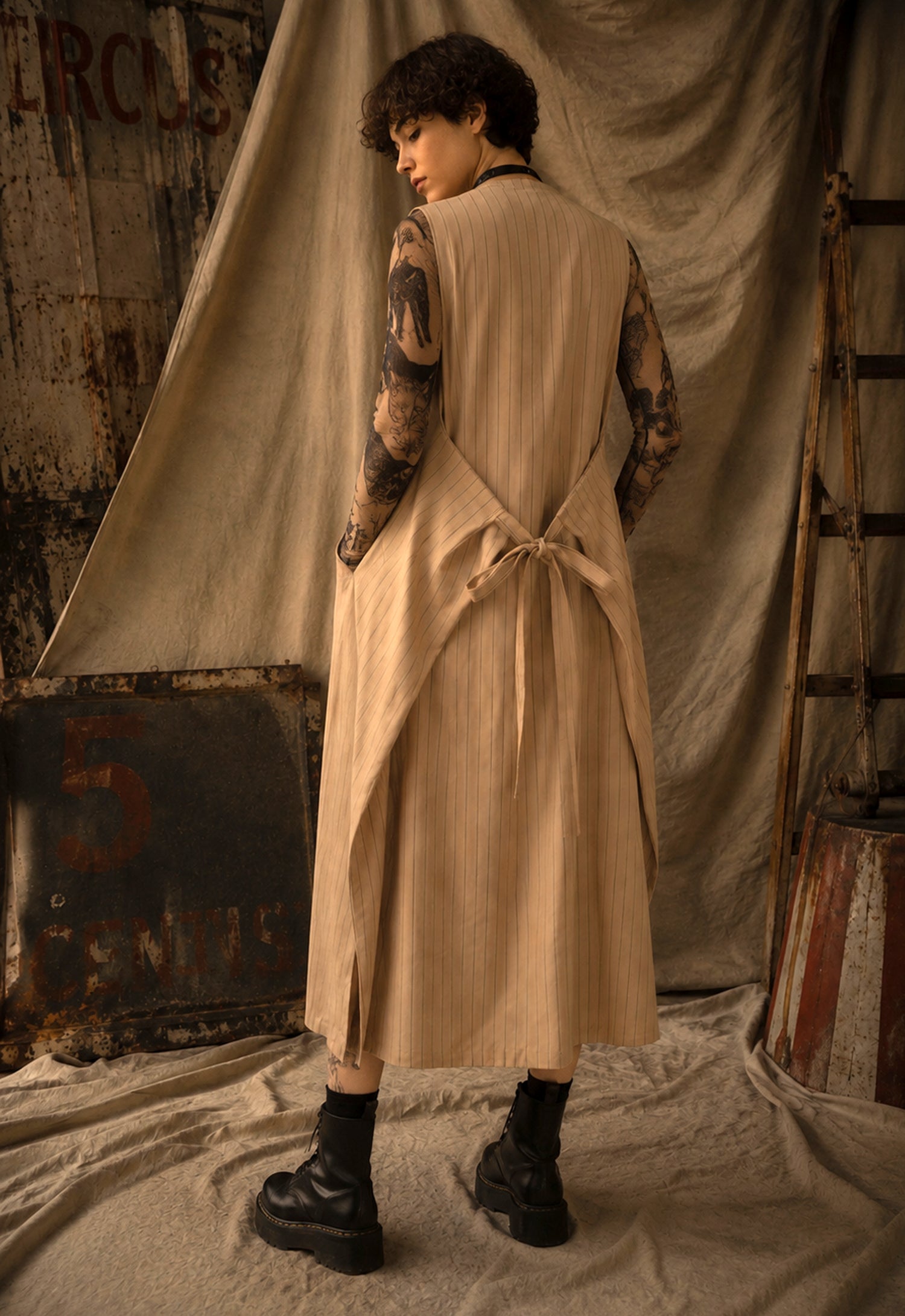 The Ringmaster Pinafore Dress