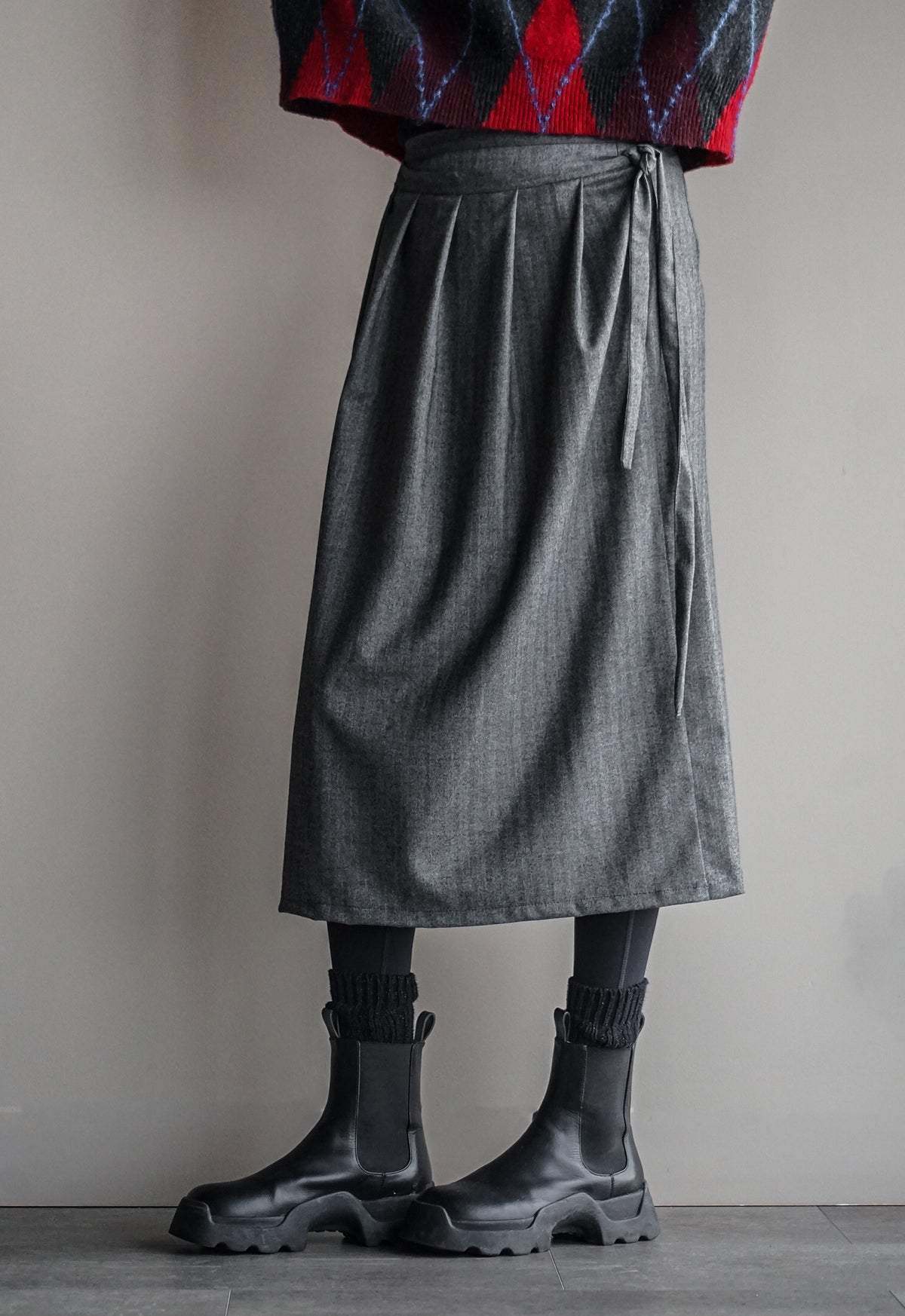 Double Pleated Skirt