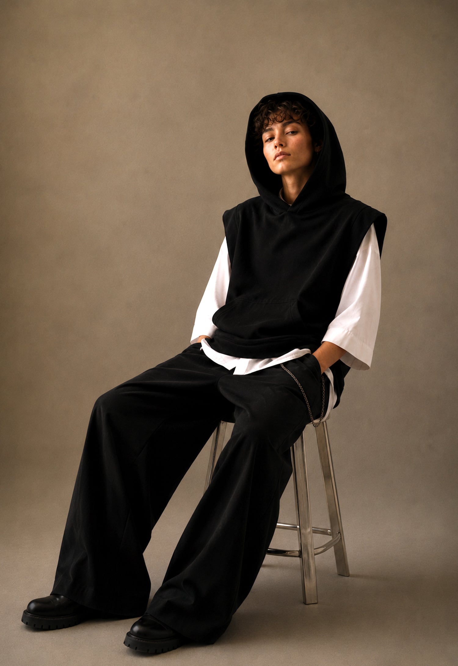 The Outsider Sleeveless Hoodie