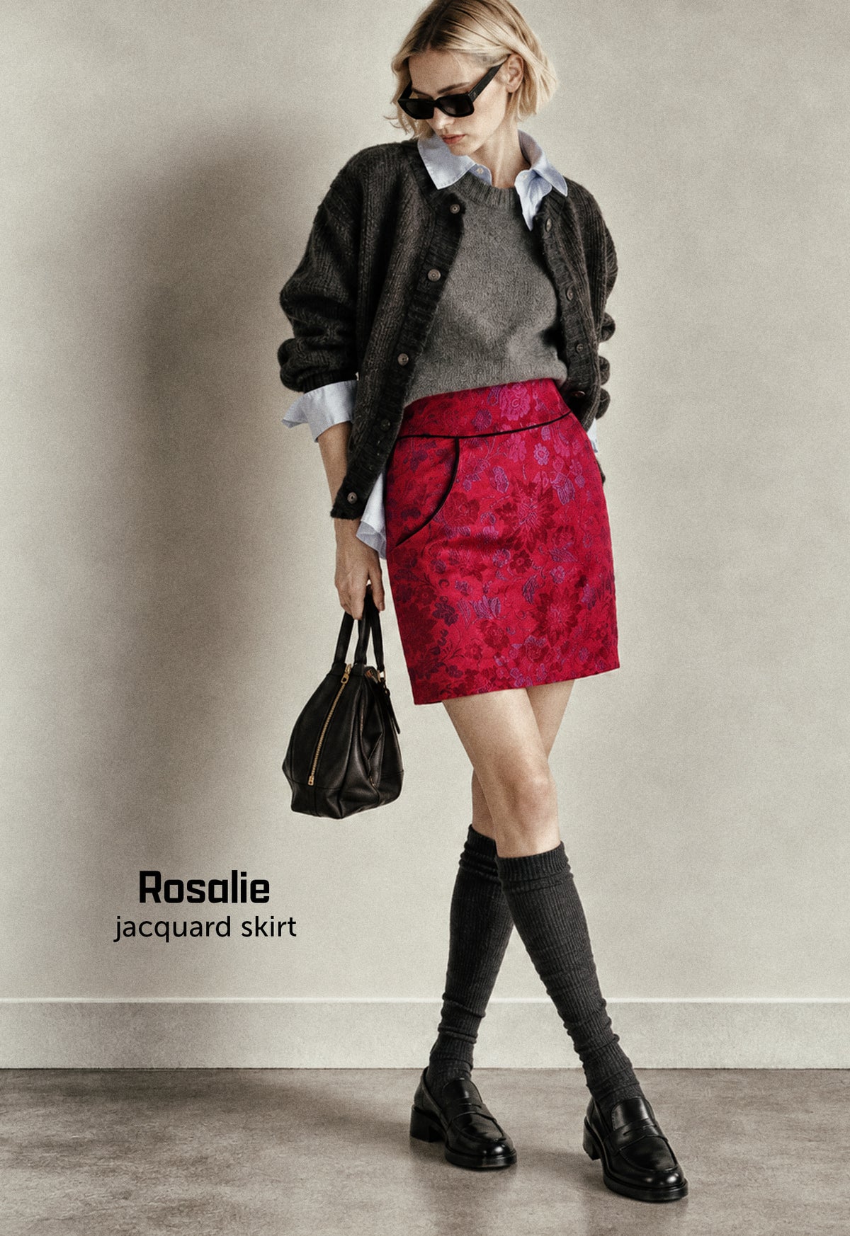 Rosalie Jacquard Skirt (Limited edition)