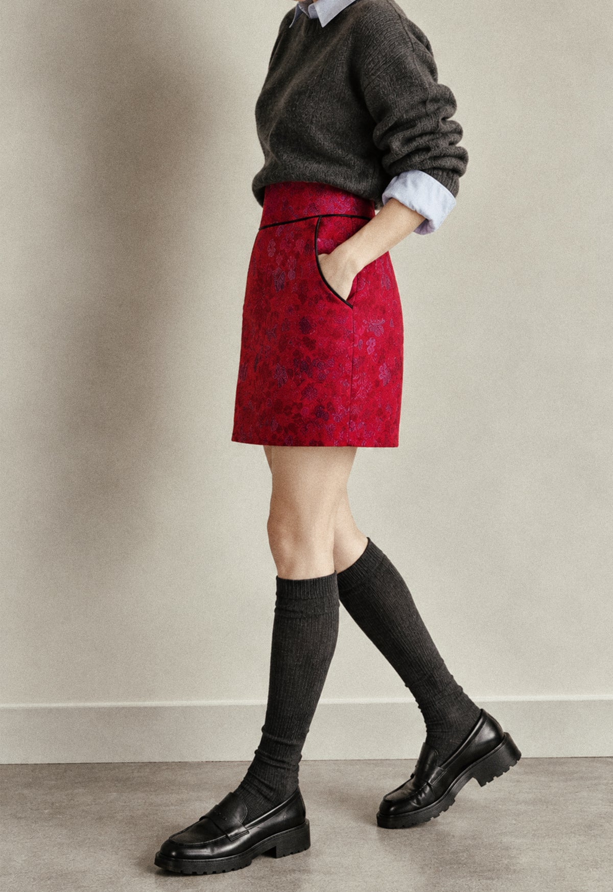 Rosalie Jacquard Skirt (Limited edition)
