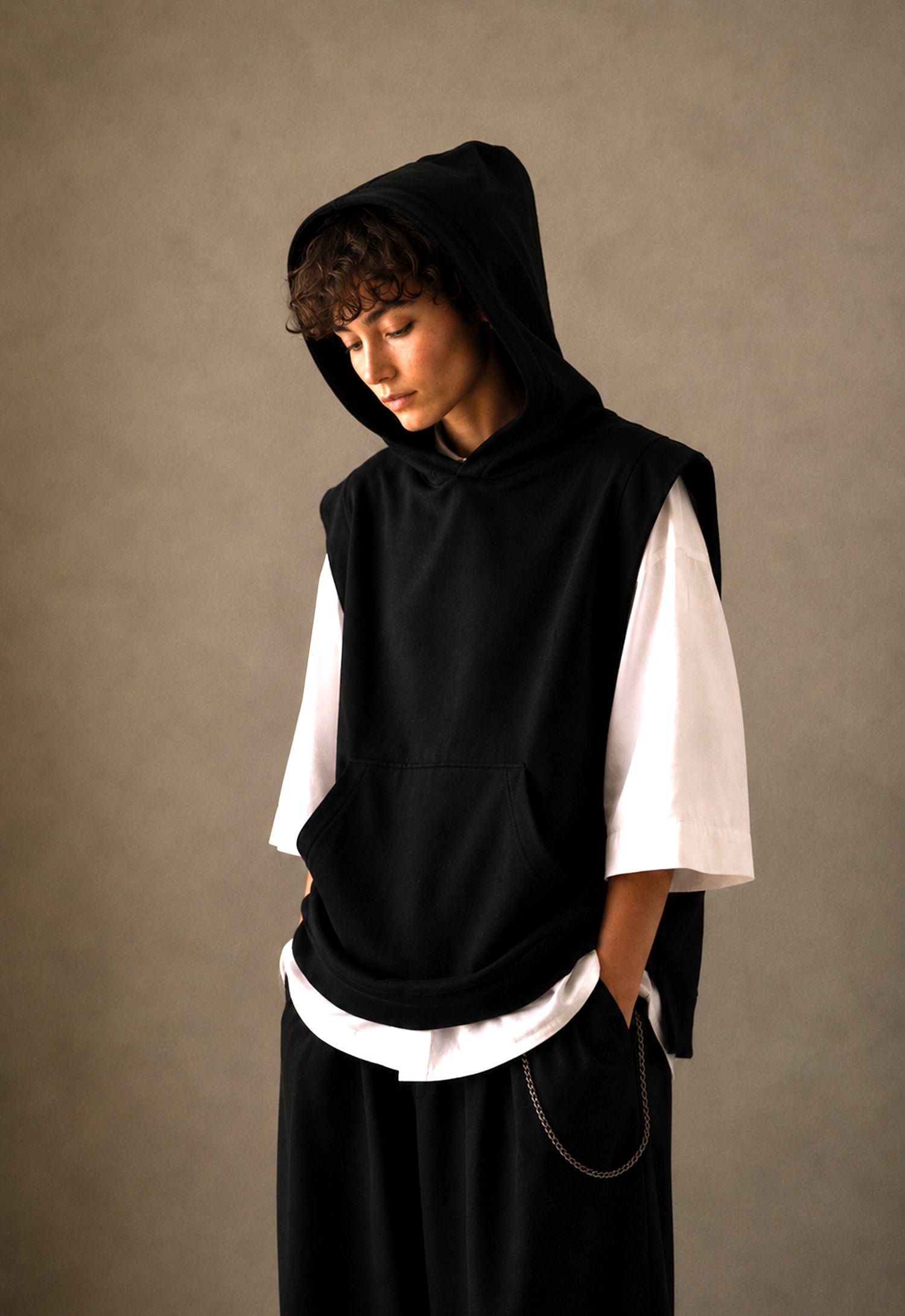 The Outsider Sleeveless Hoodie