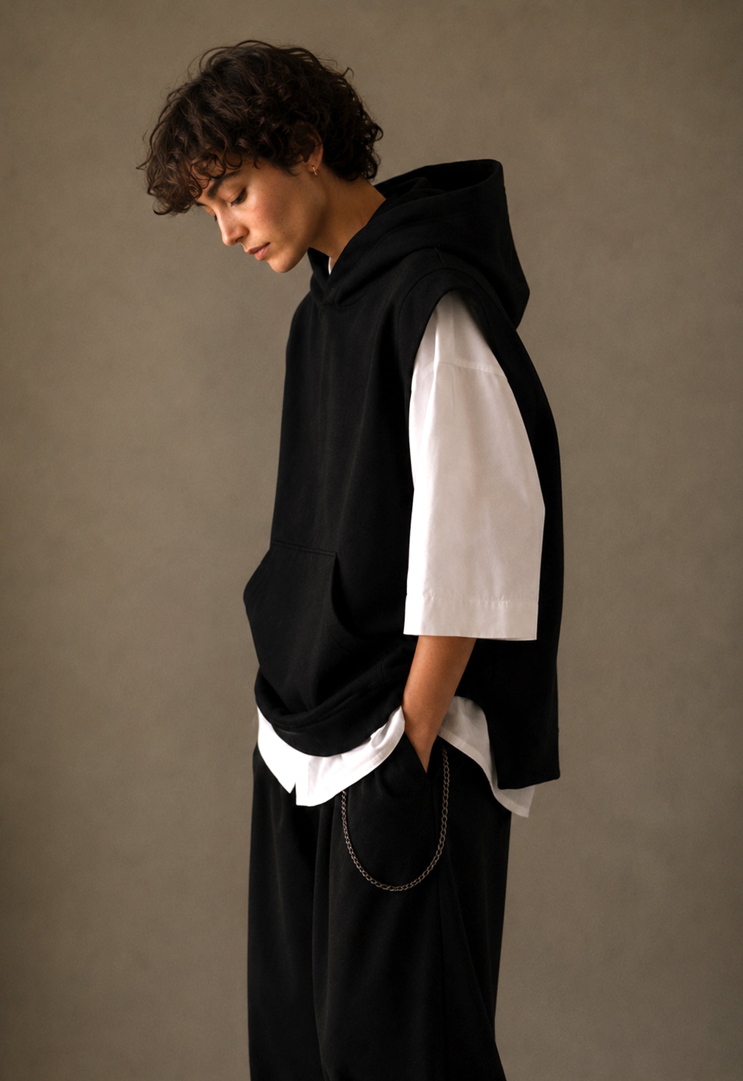 The Outsider Sleeveless Hoodie