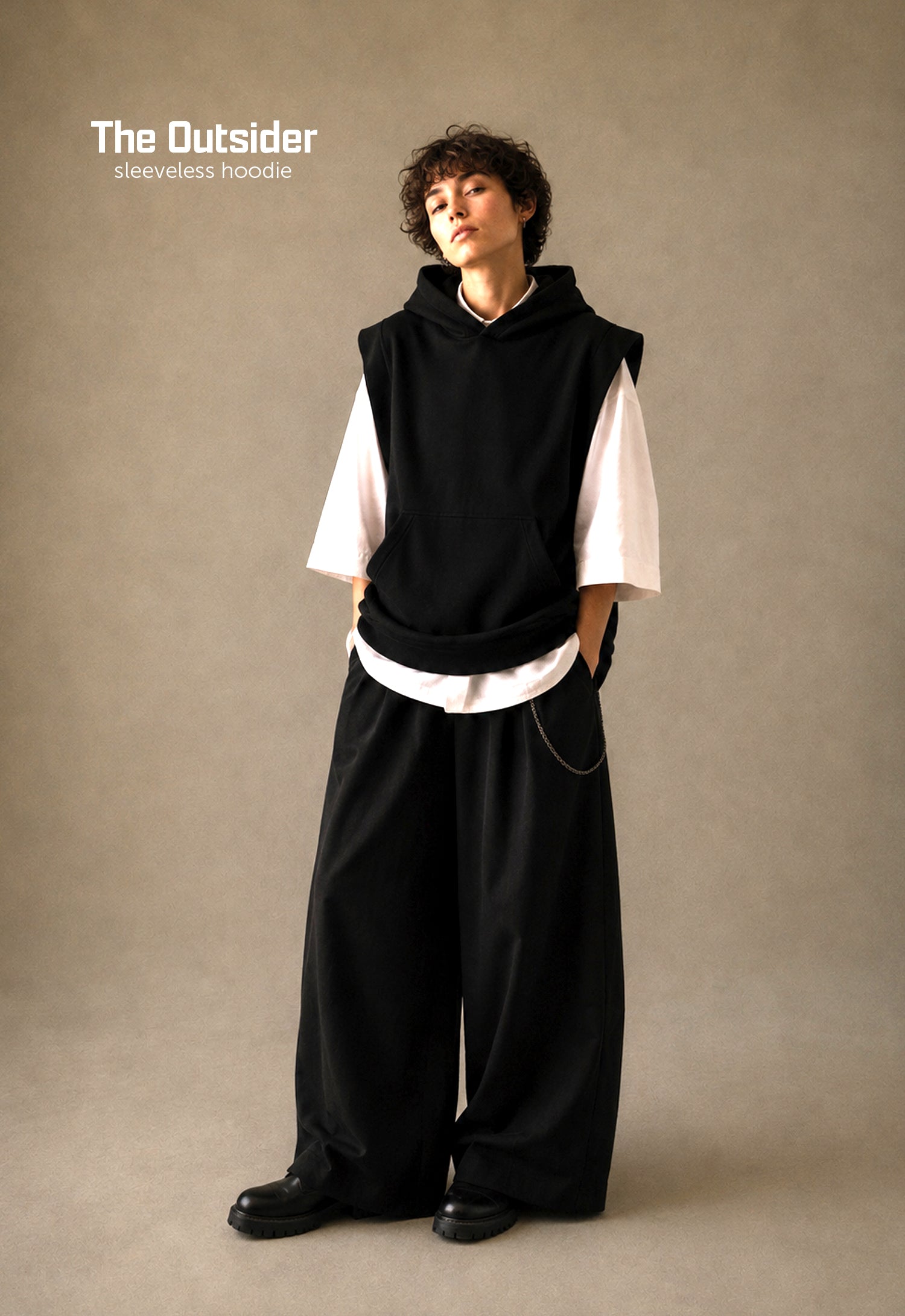 The Outsider Sleeveless Hoodie
