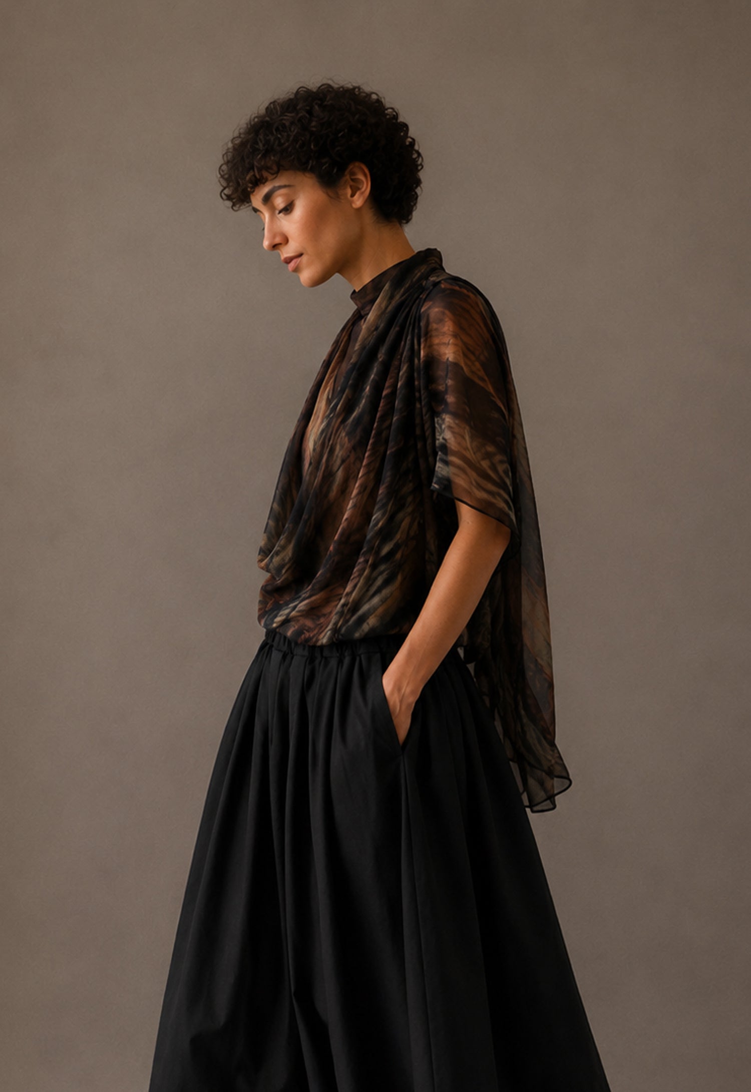The Enigma Natural Silk Shirt