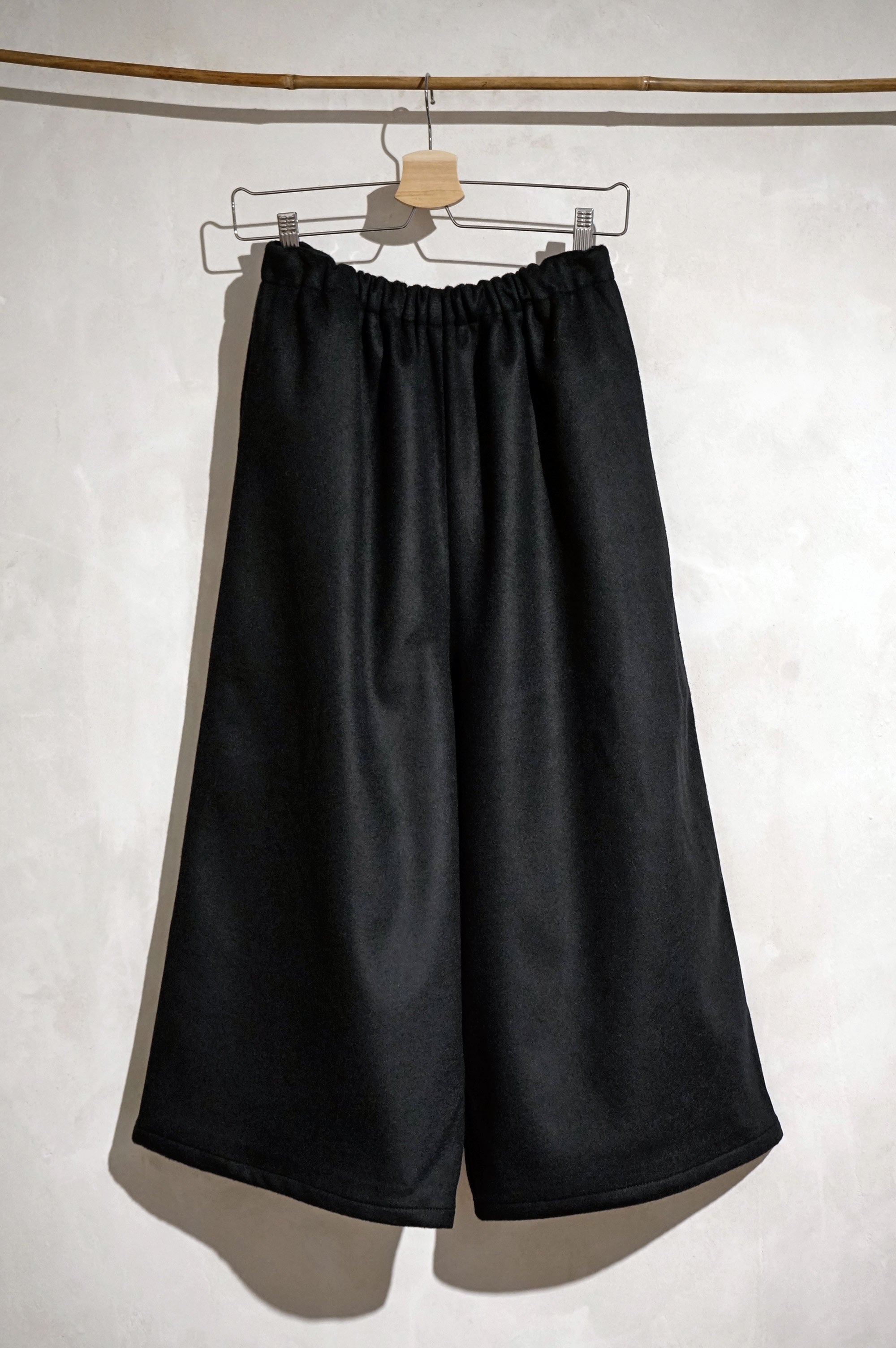 Black Wool Trousers