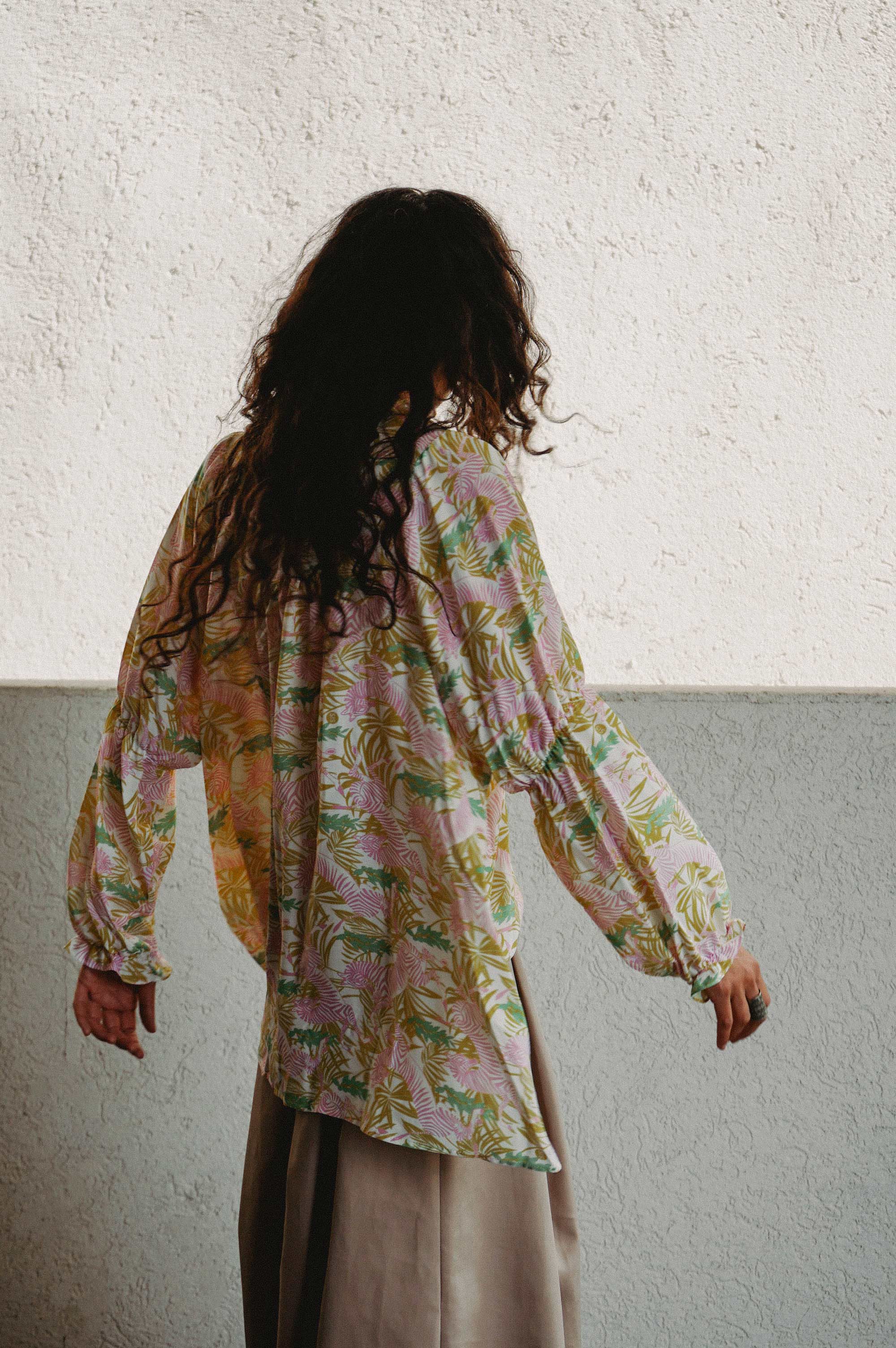 Silk & Visose Shirt