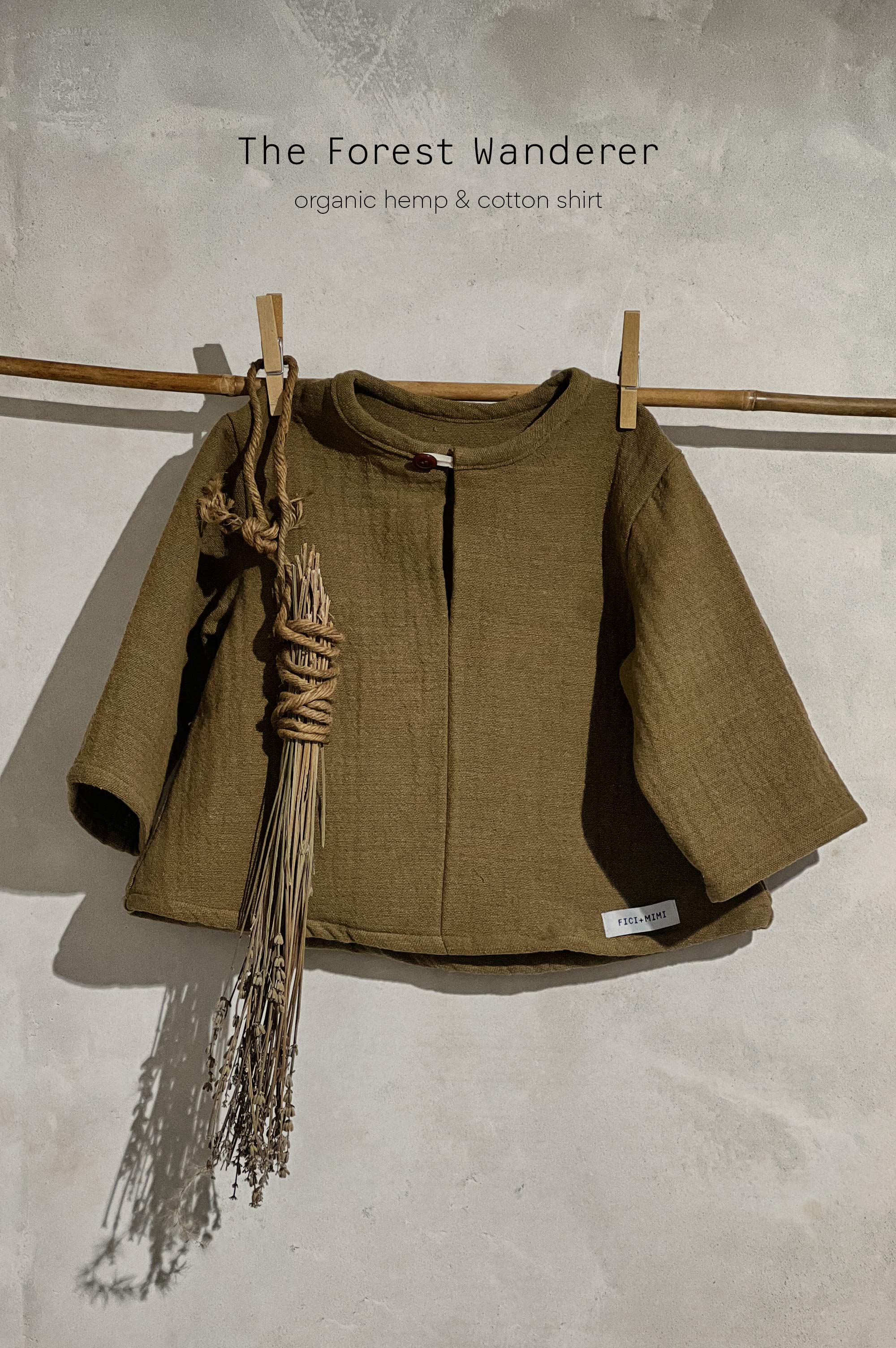 The Forest Wanderer Hemp Shirt