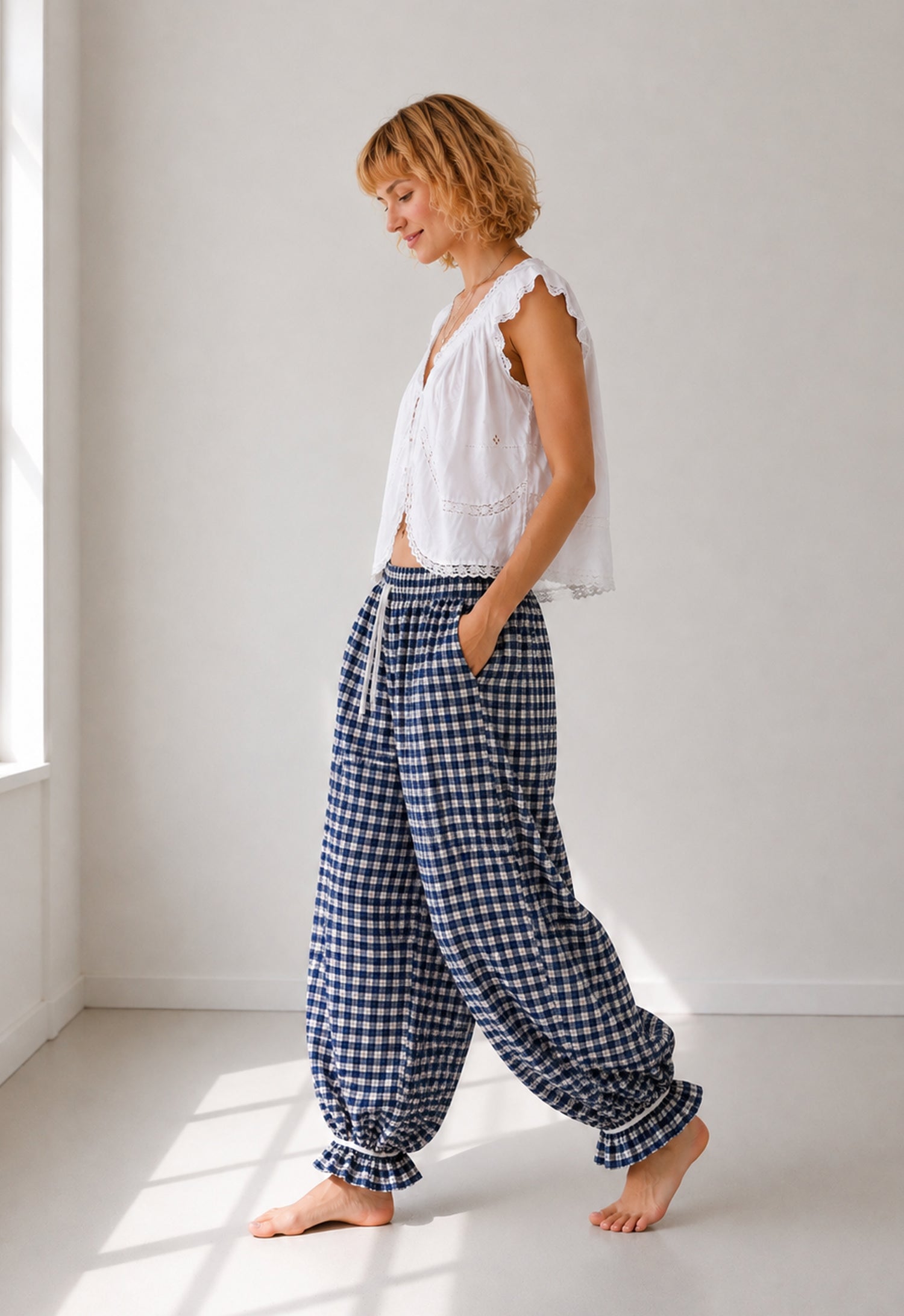 Sweet Garden Balloon Trousers