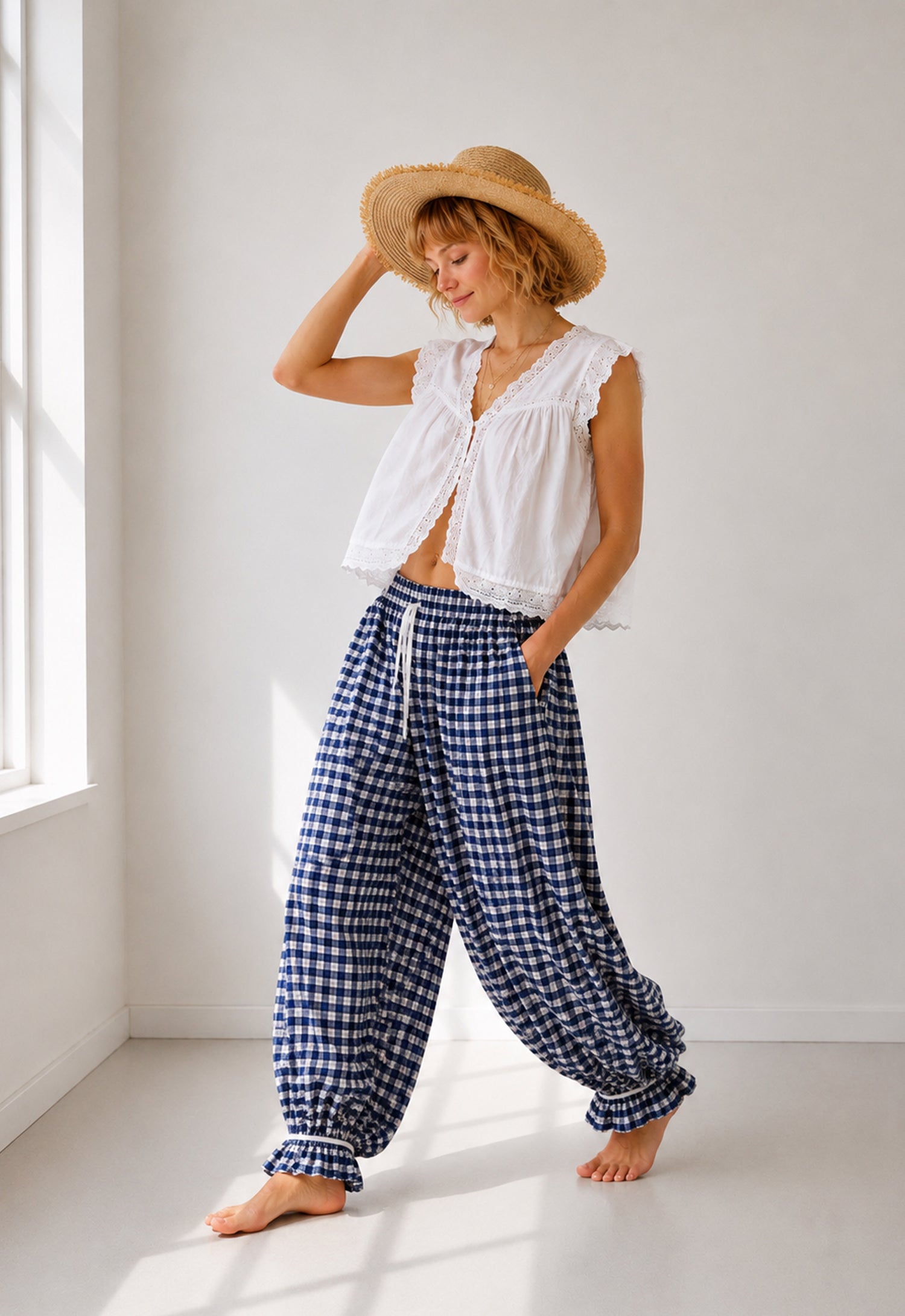 Sweet Garden Balloon Trousers