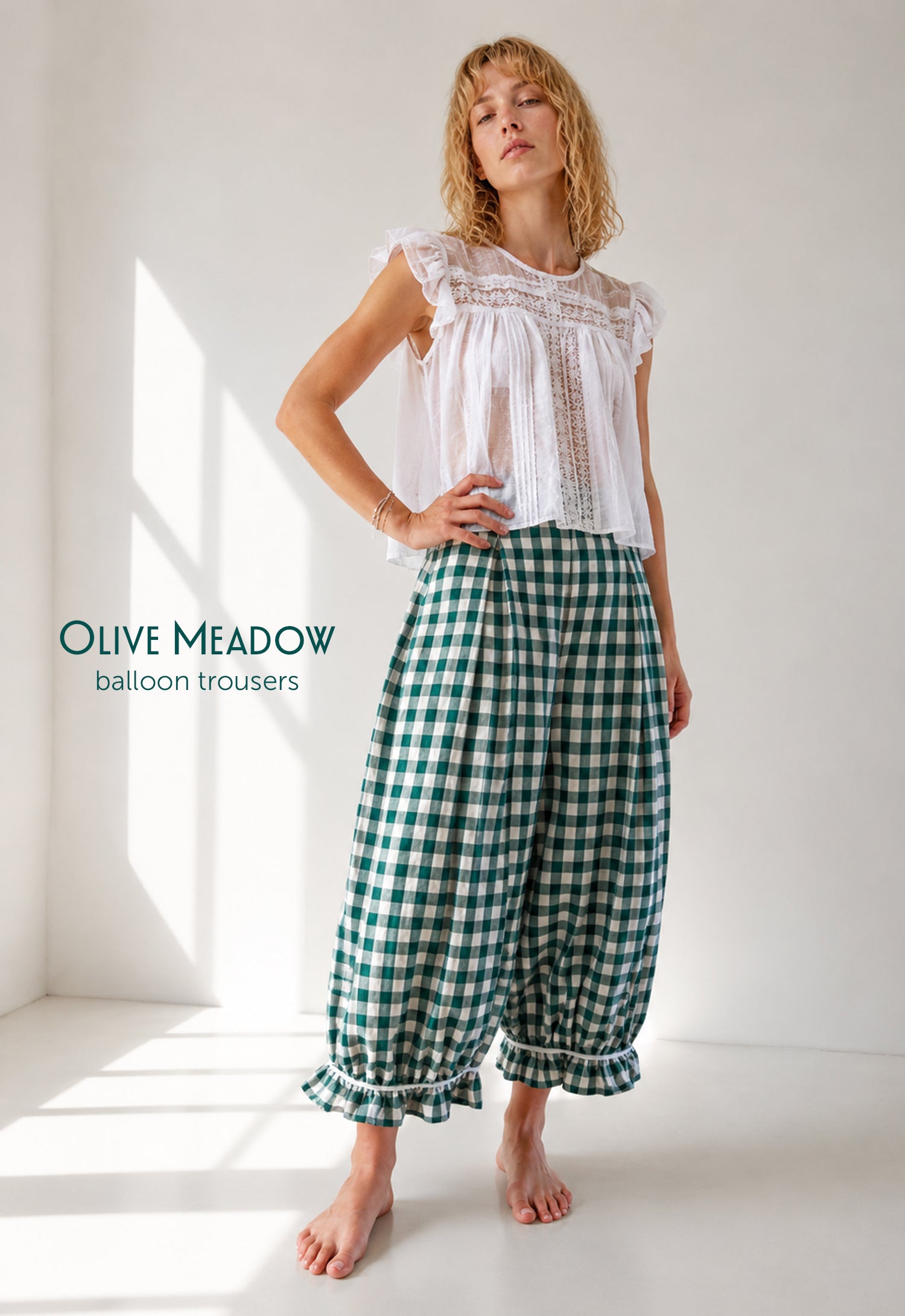 Olive Meadow Trousers