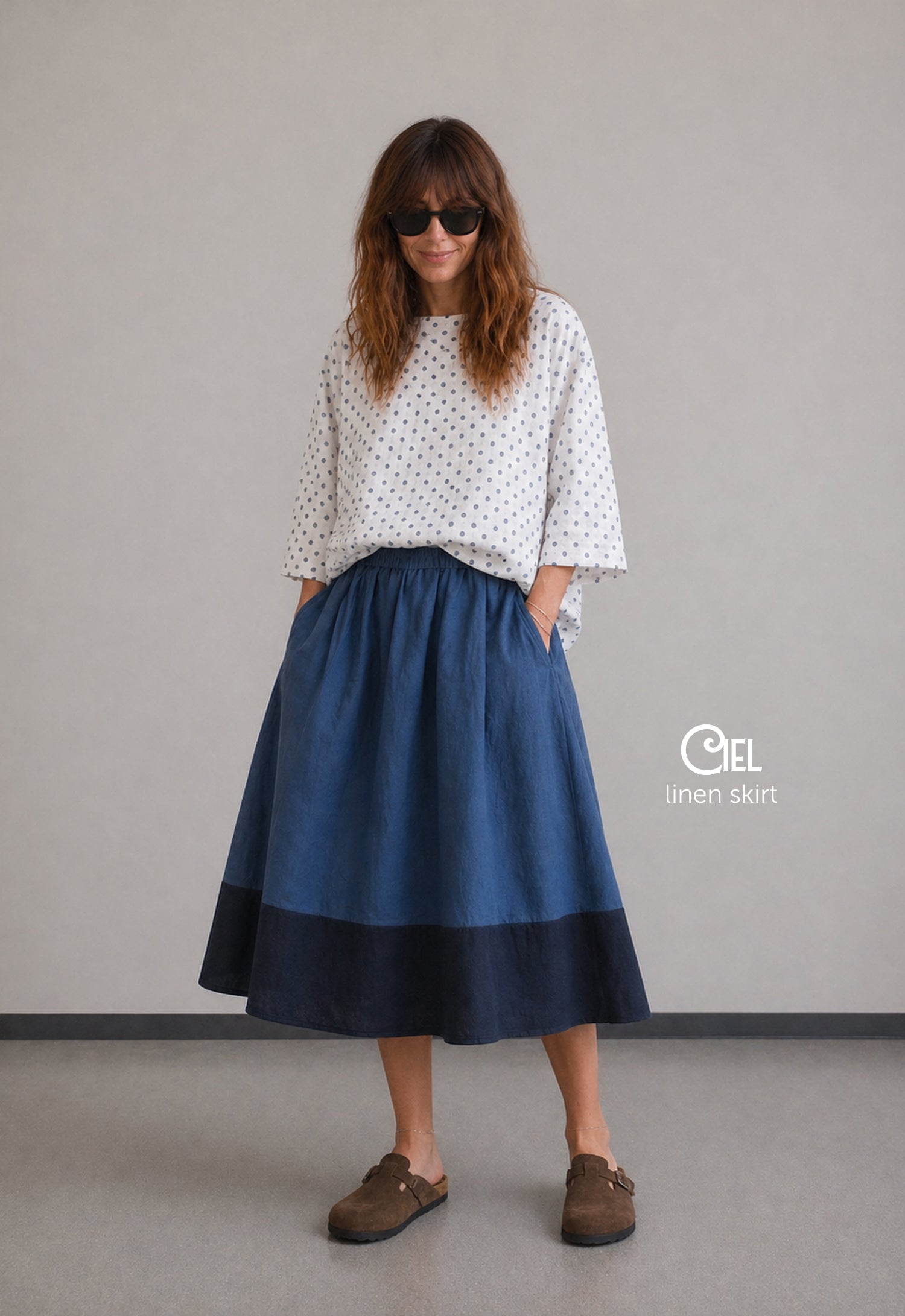 Ciel Linen Skirt