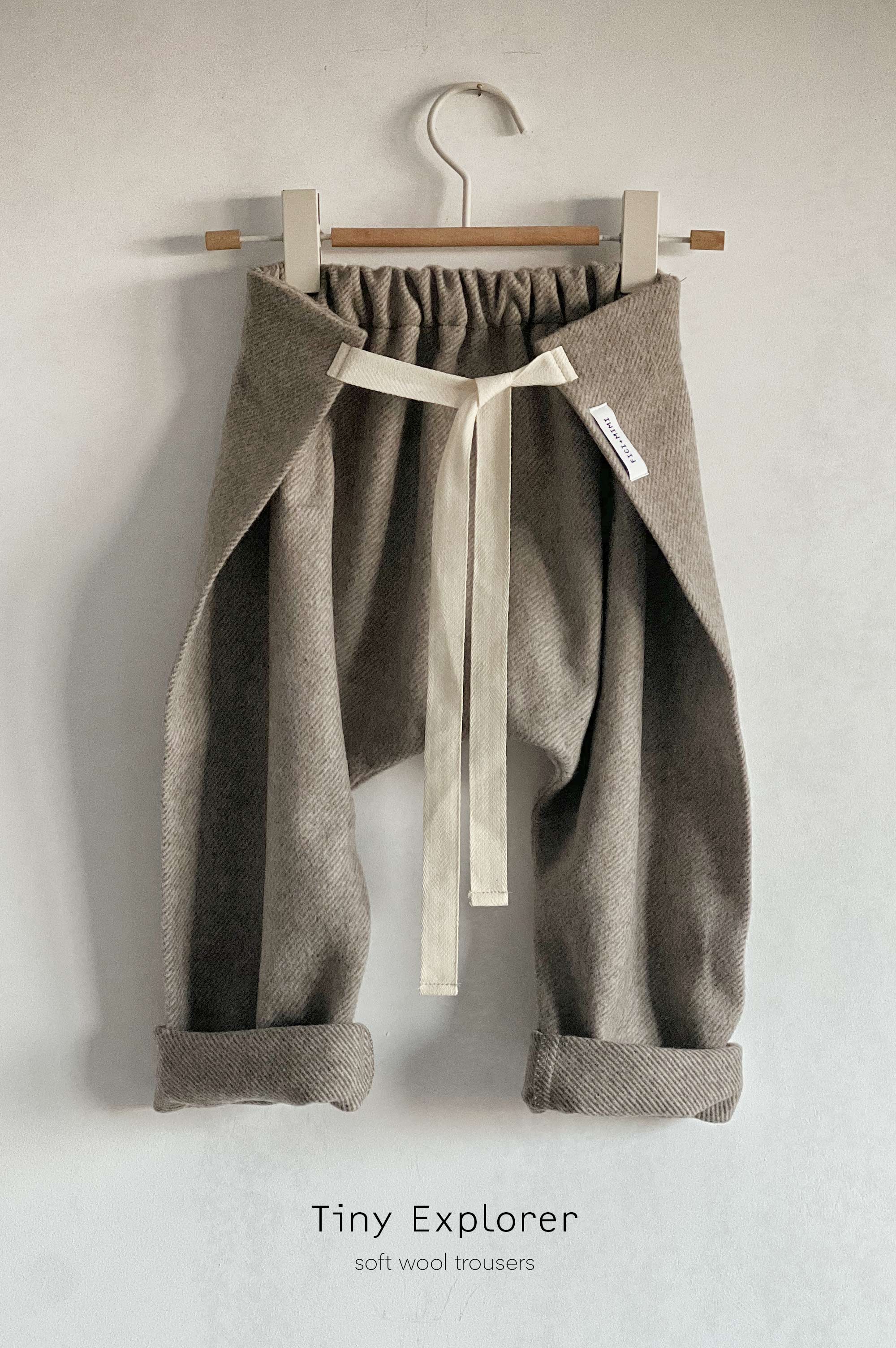 Tiny Explorer Soft Wool Trousers