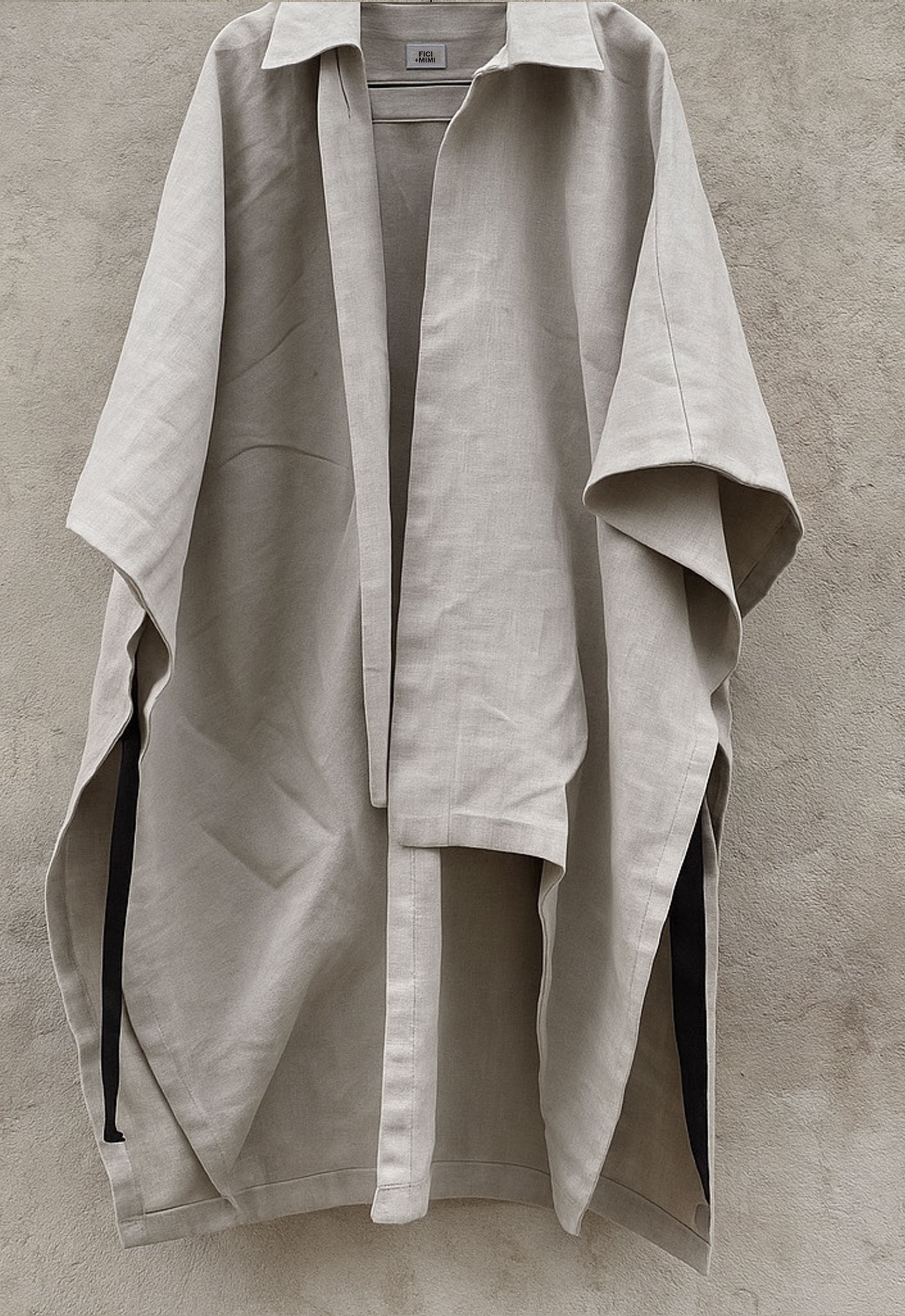 DUST LIGHT LINEN TRENCH