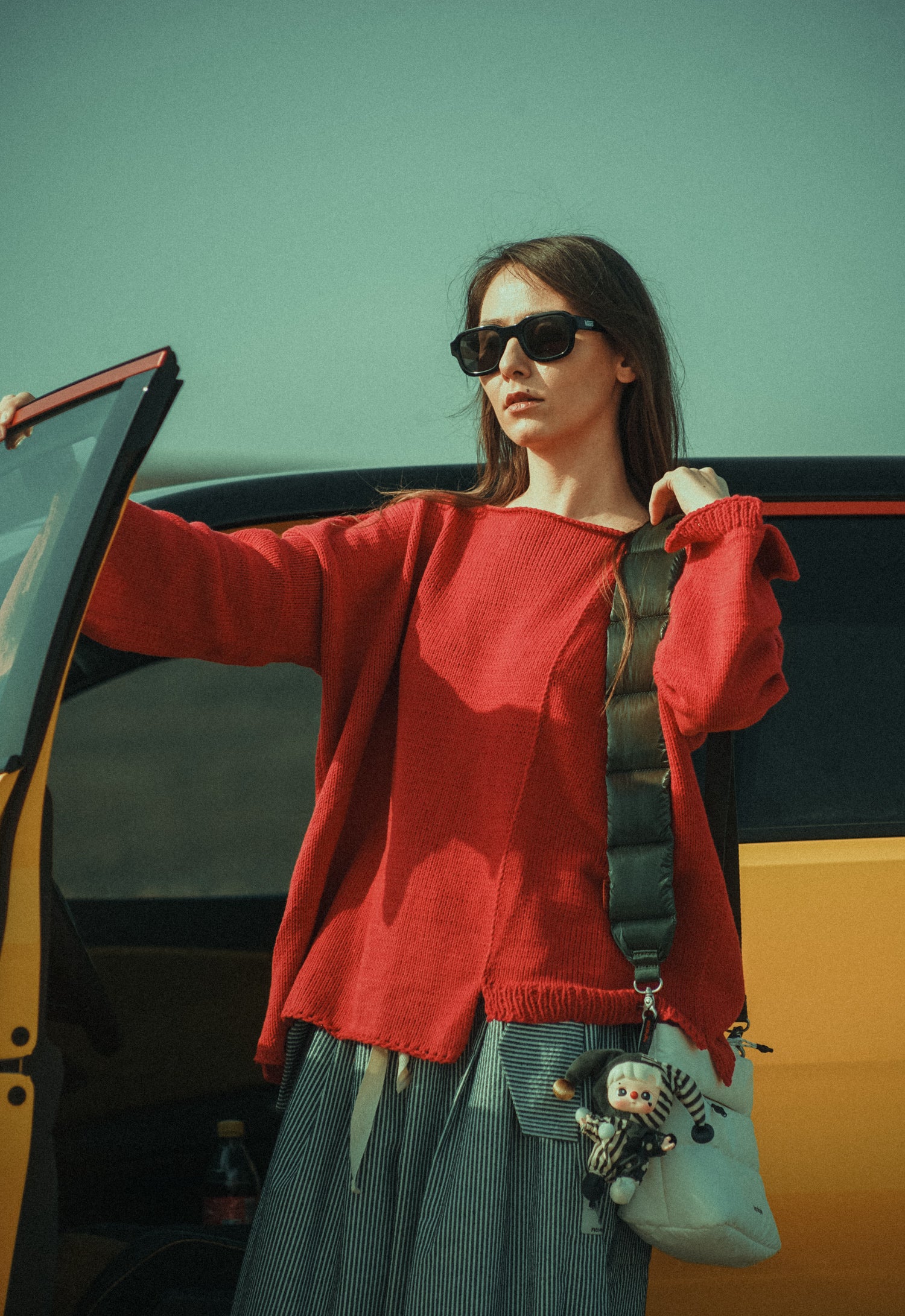 Misty Fire Hand Knitted Top