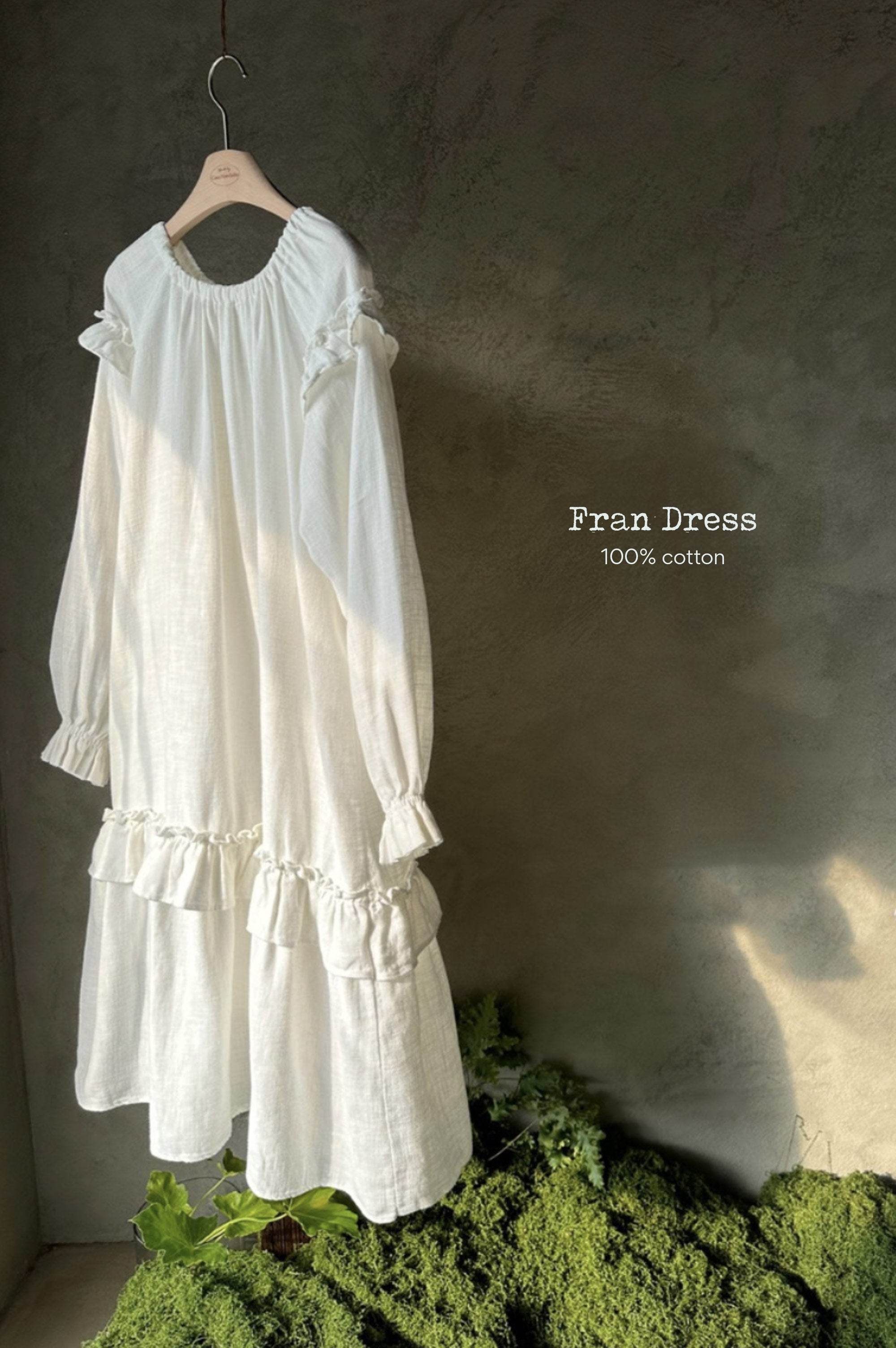 MonBebe Fran Dress (White)