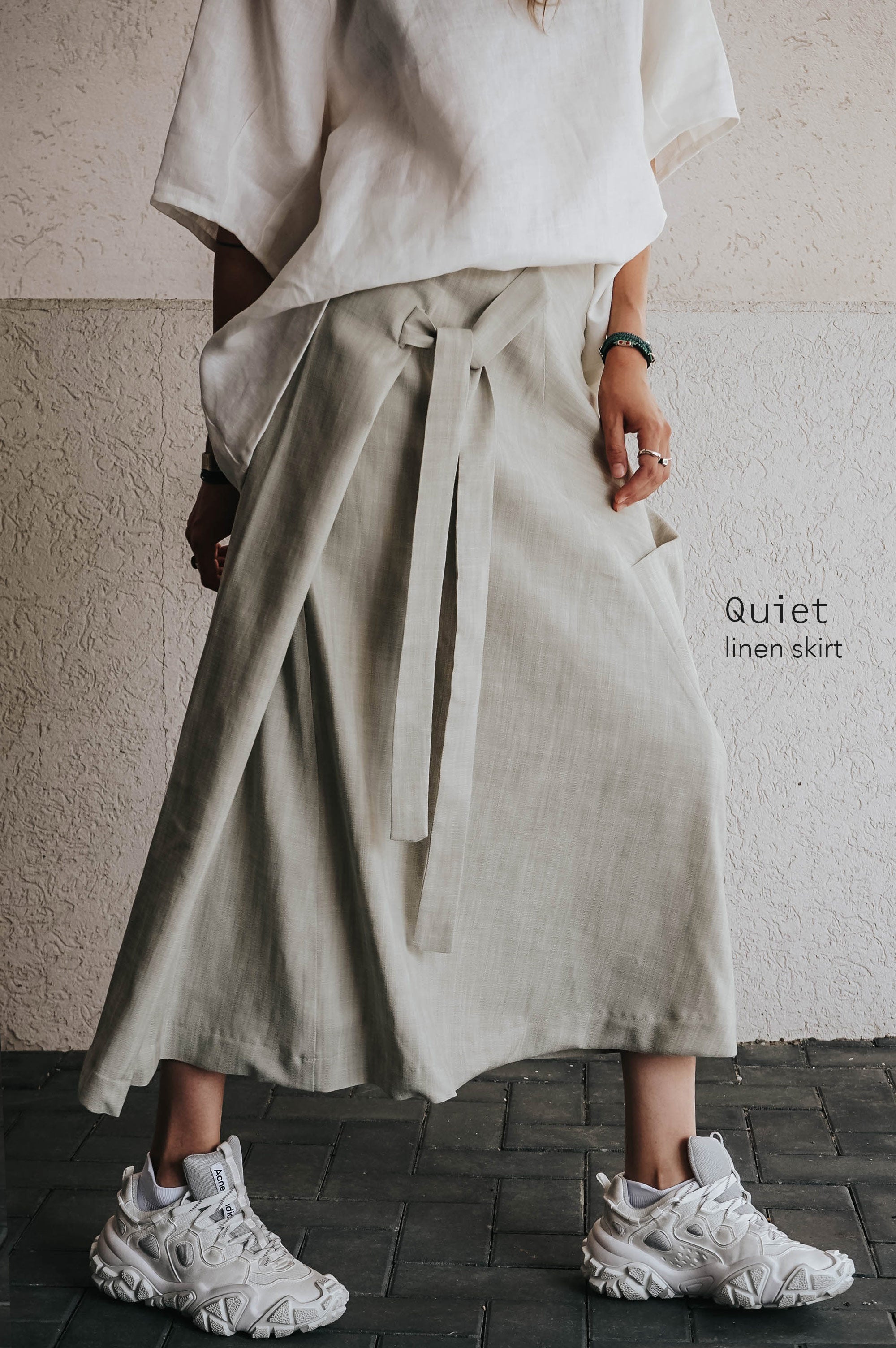 Quiet Linen skirt