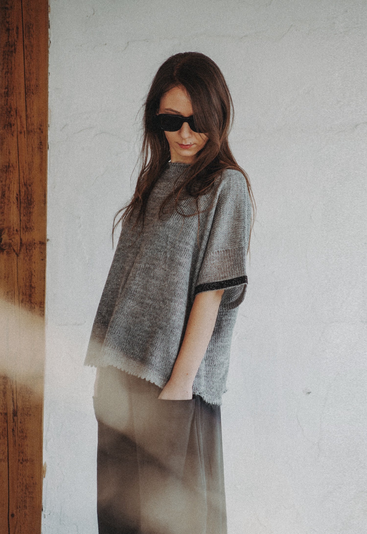 Stone Garden Hand-Knitted Top
