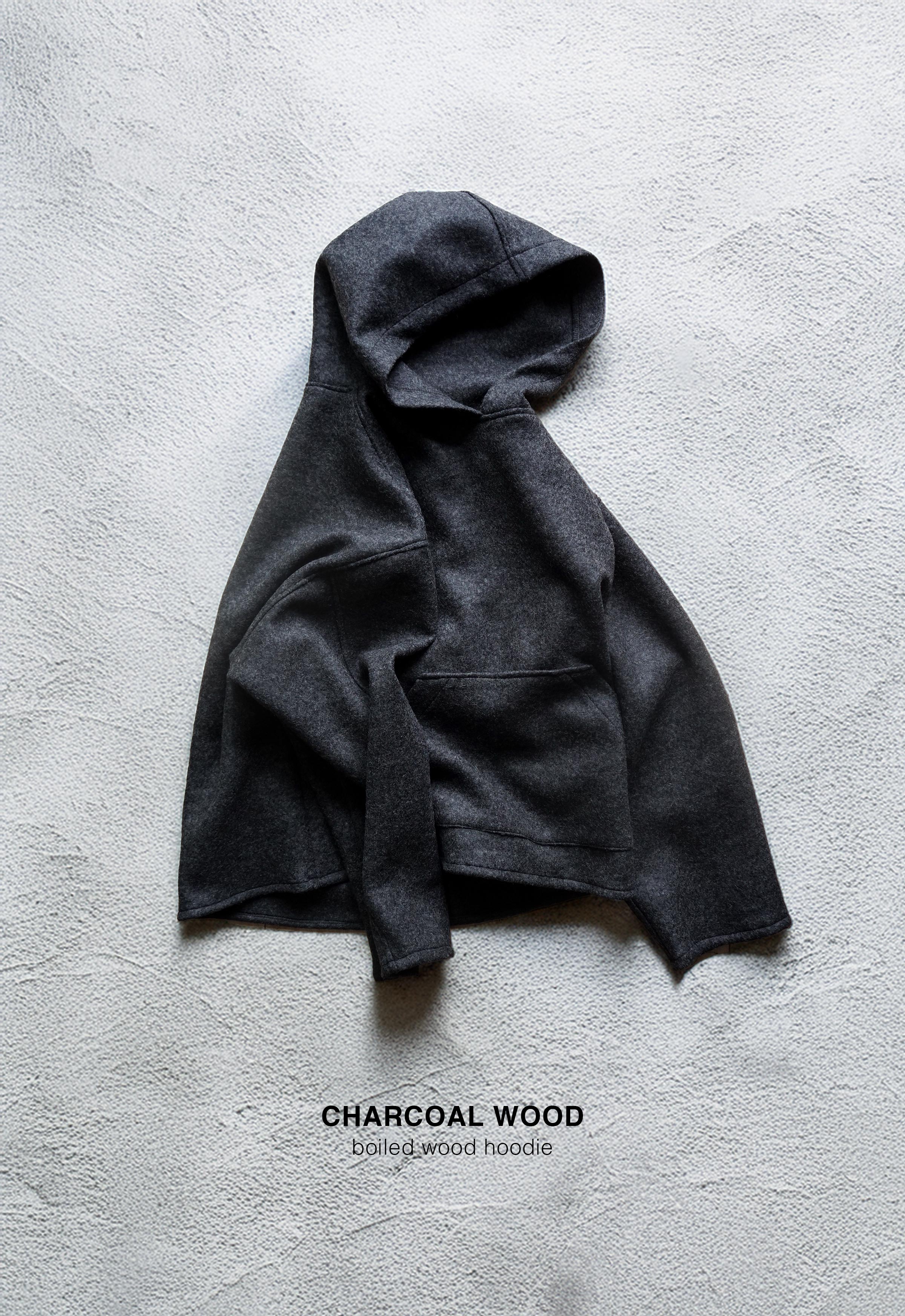 BOILED WOOL HOODIE
