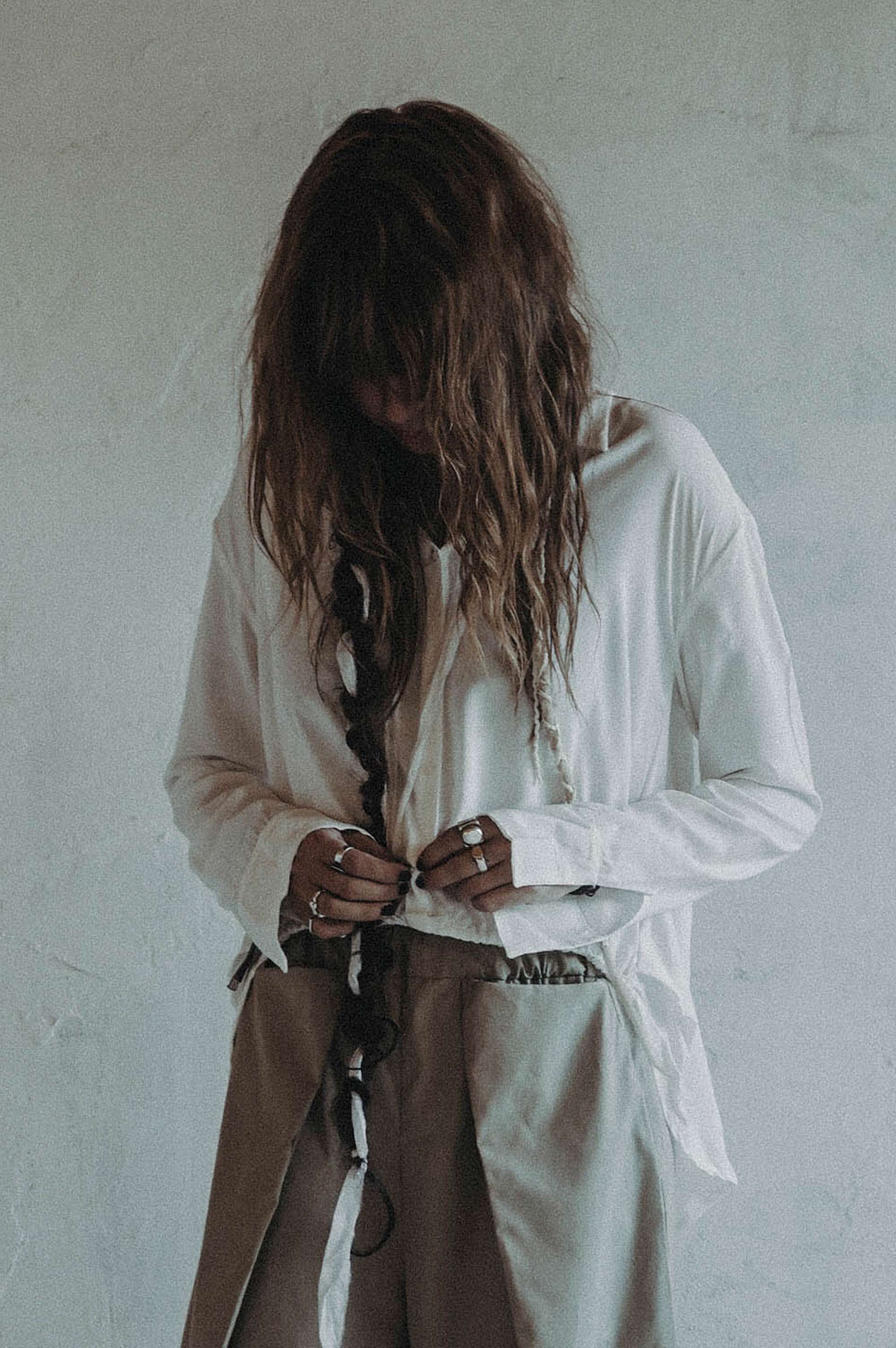 Dissolving Clouds Viscose Shirt