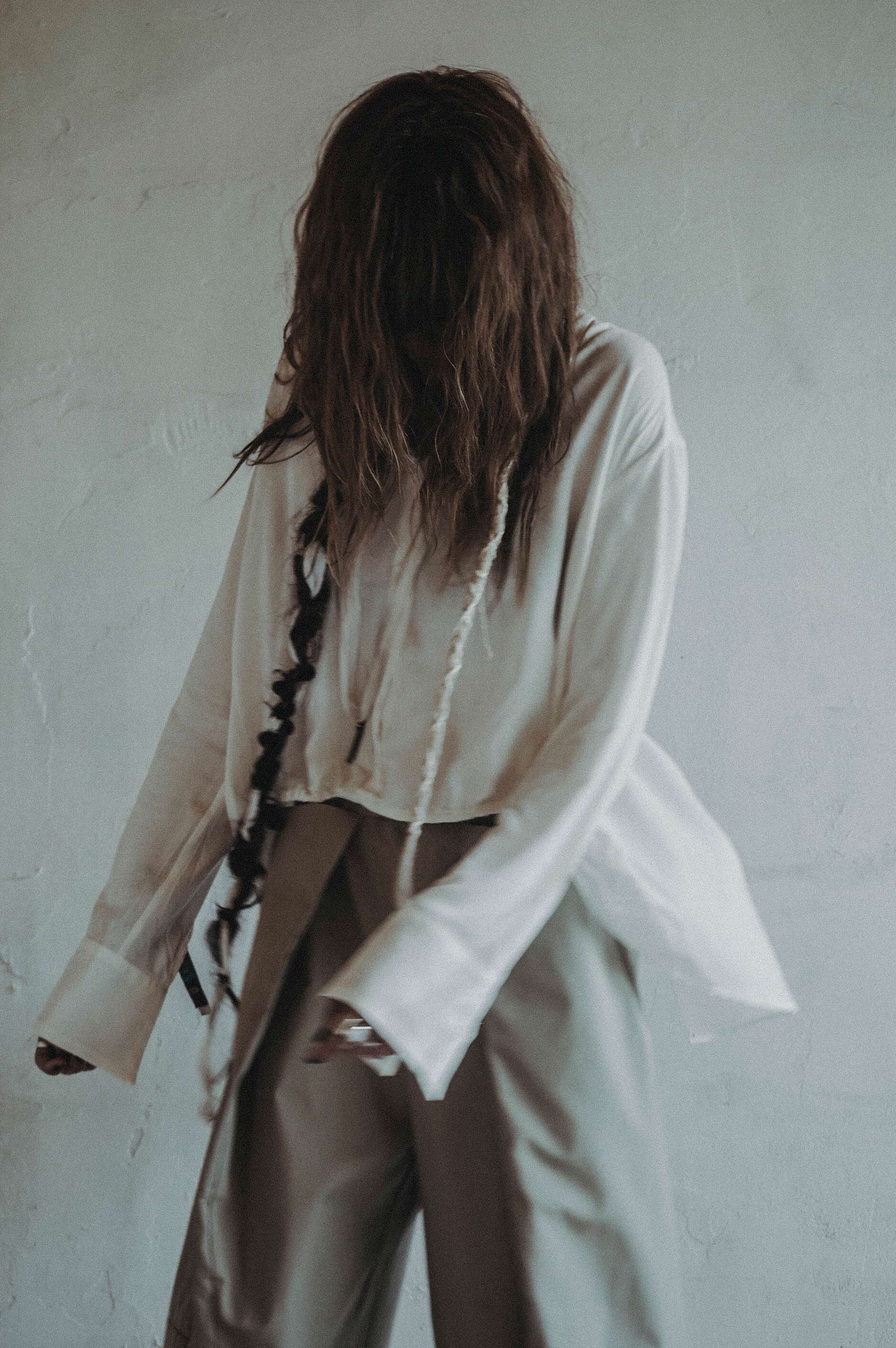 Dissolving Clouds Viscose Shirt