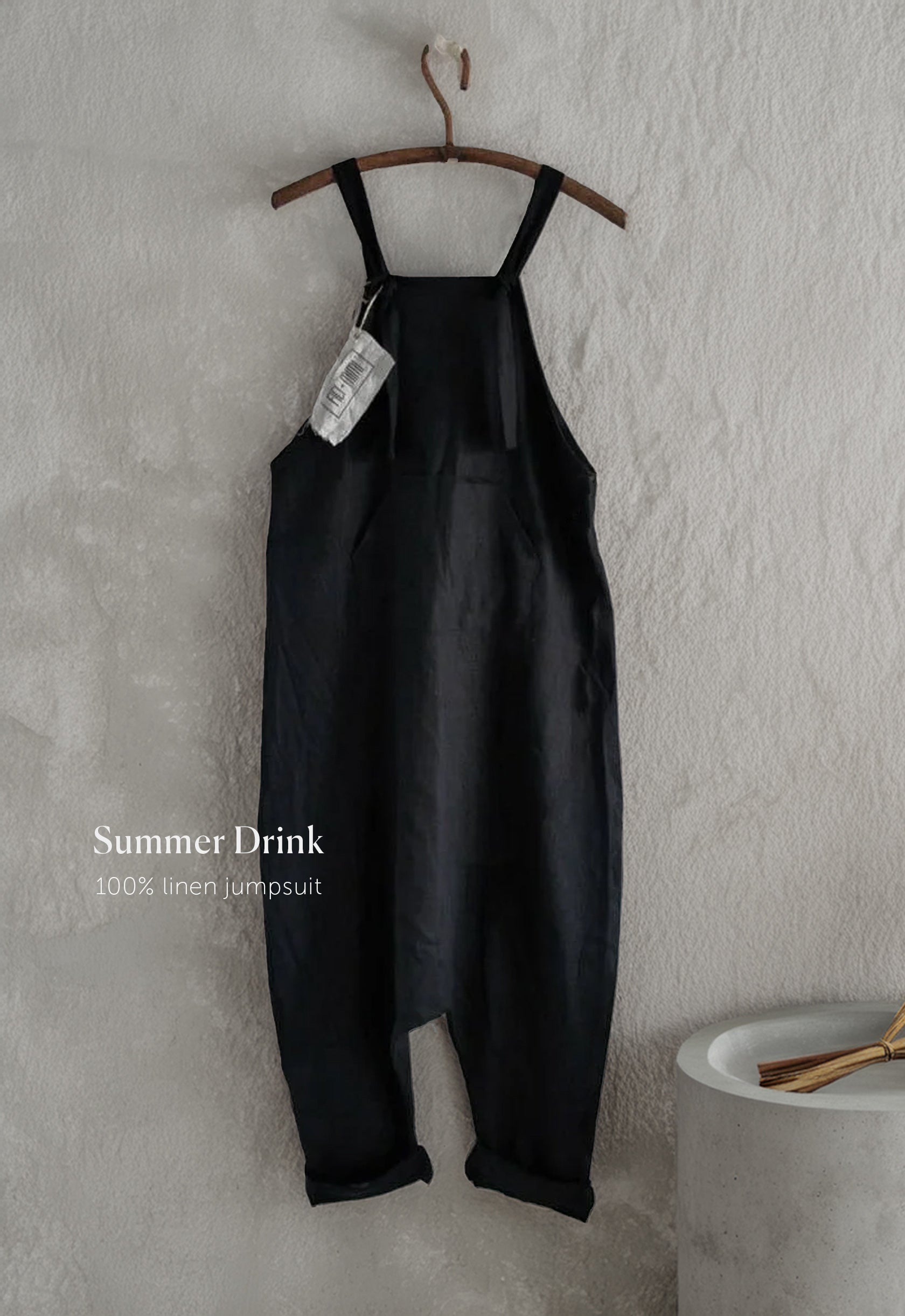 Summer drink Linen Jumpsuit