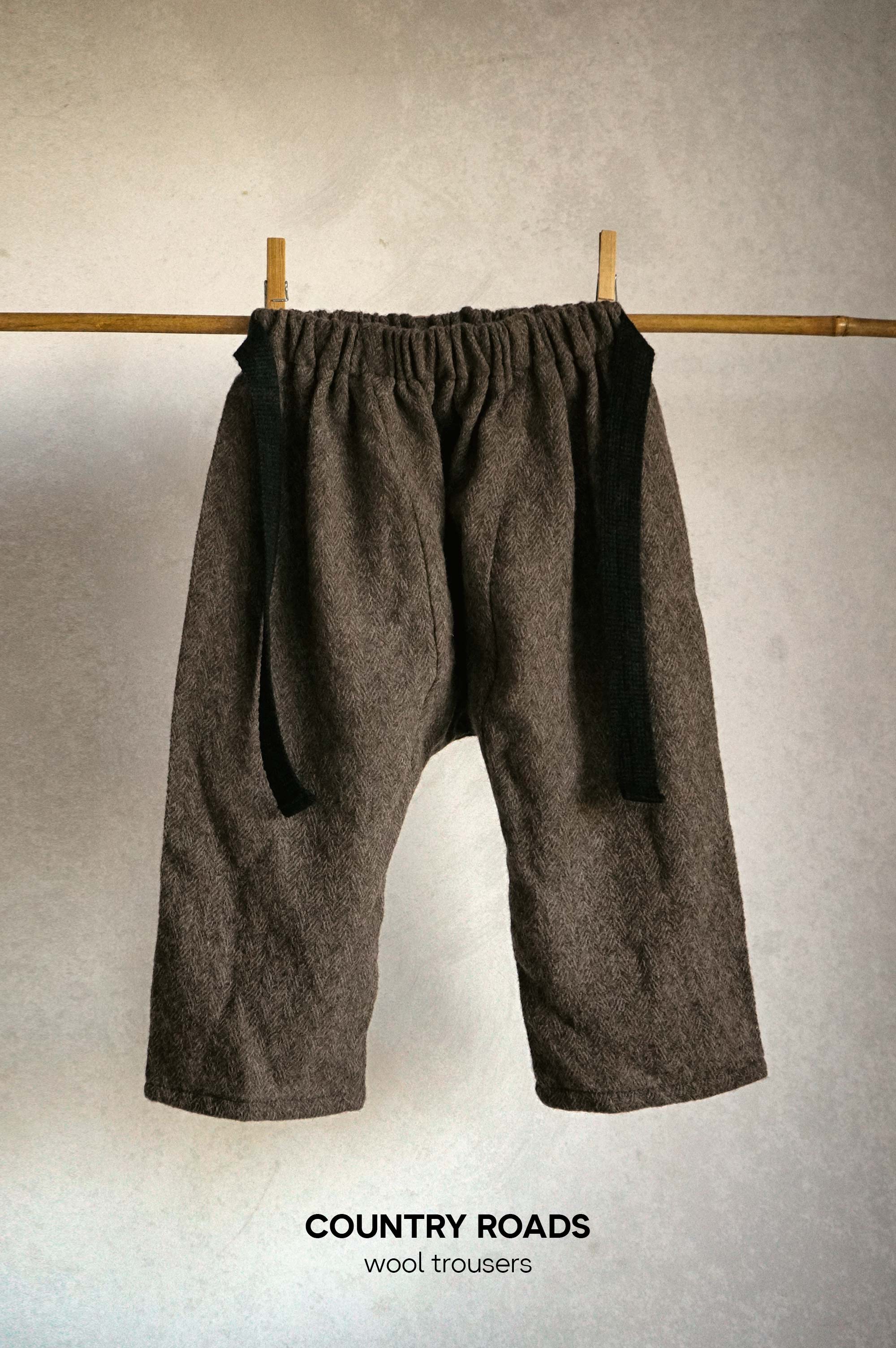 Country Roads Wool Trousers