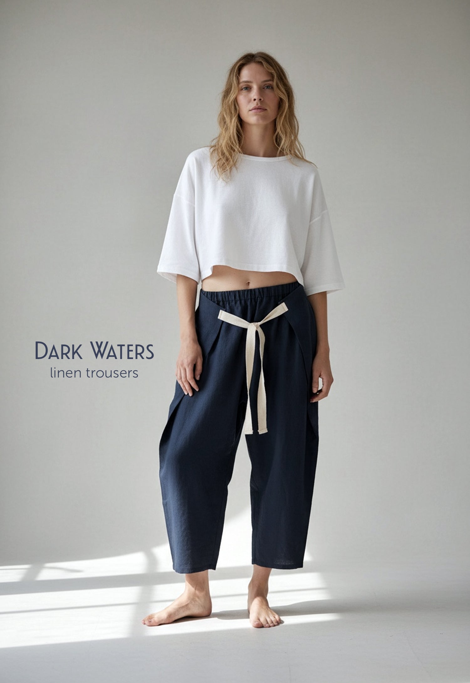 Dark Waters Linen Trousers