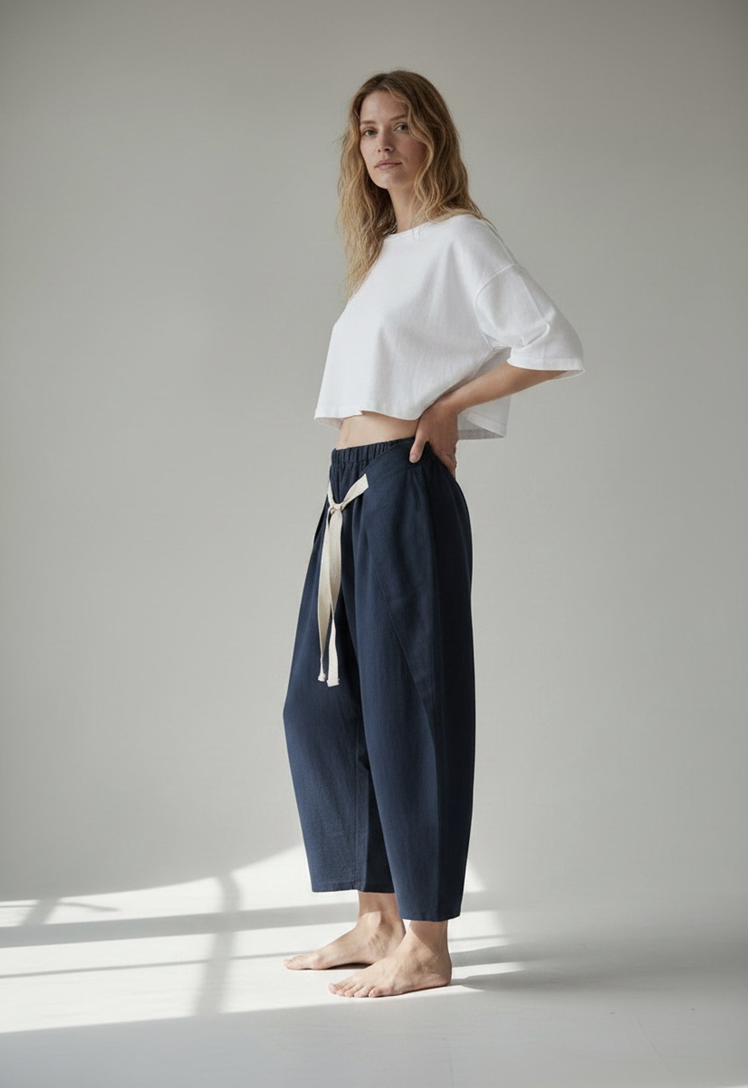 Dark Waters Linen Trousers
