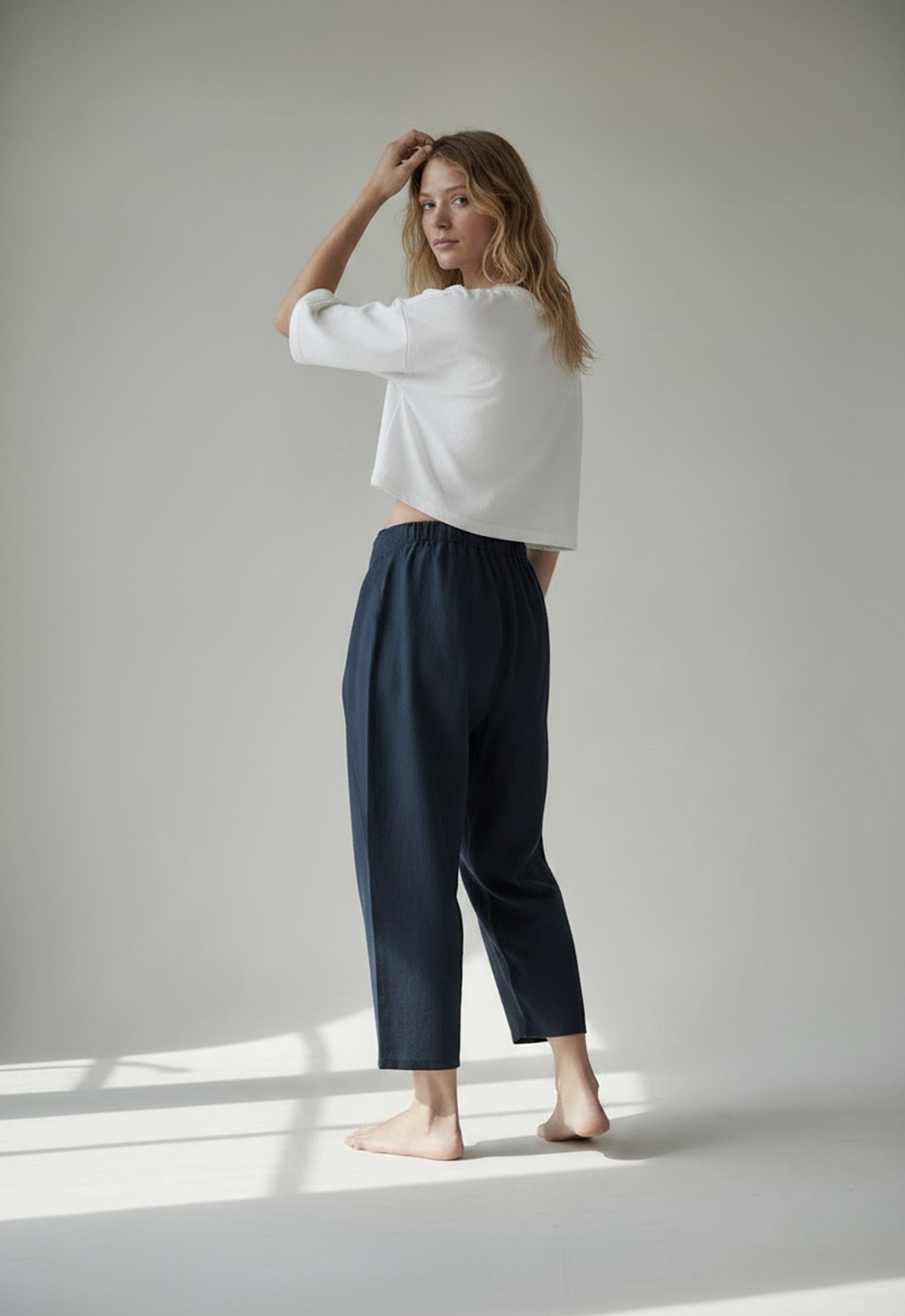 Dark Waters Linen Trousers