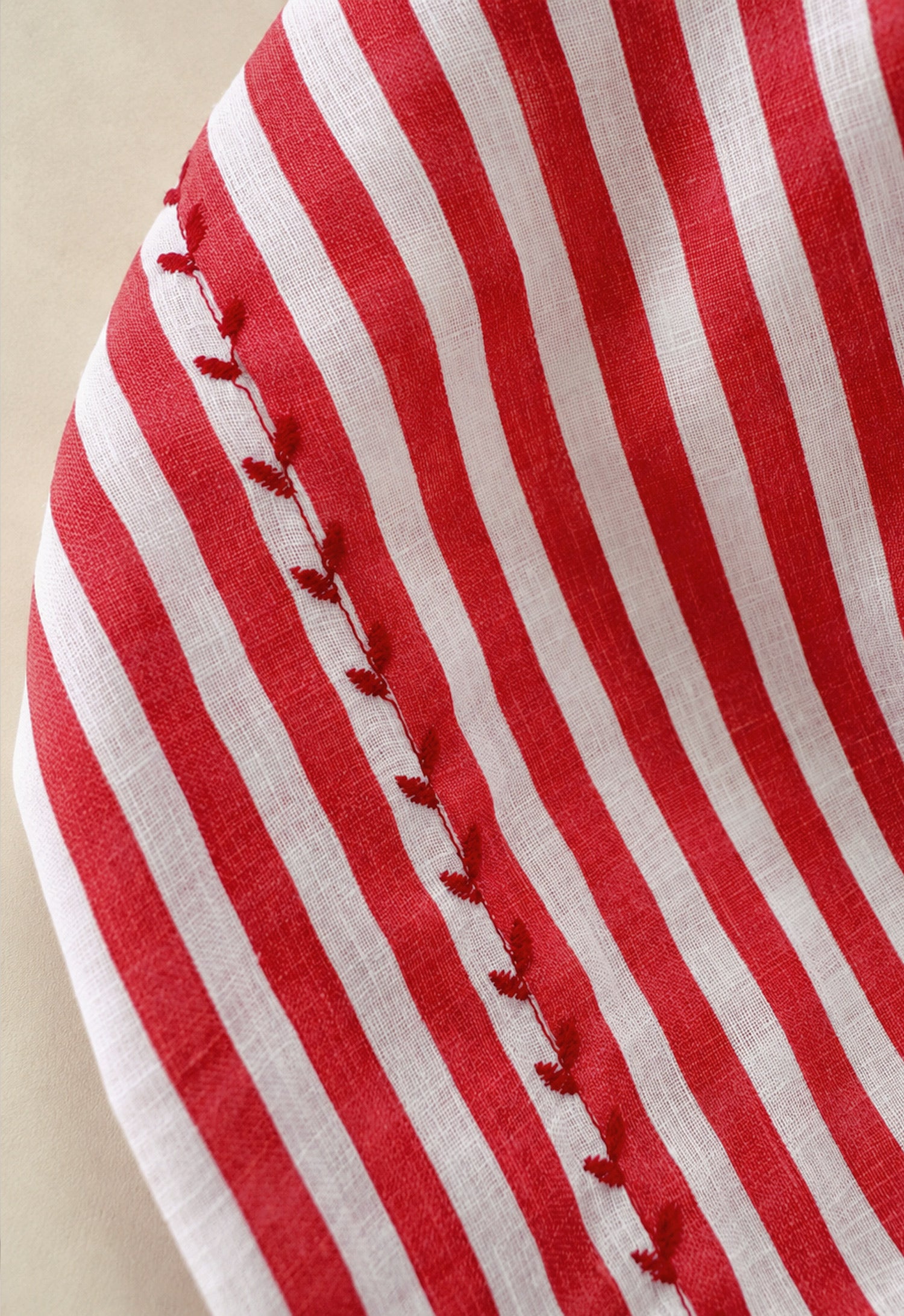 Cherry Love Linen Scarf