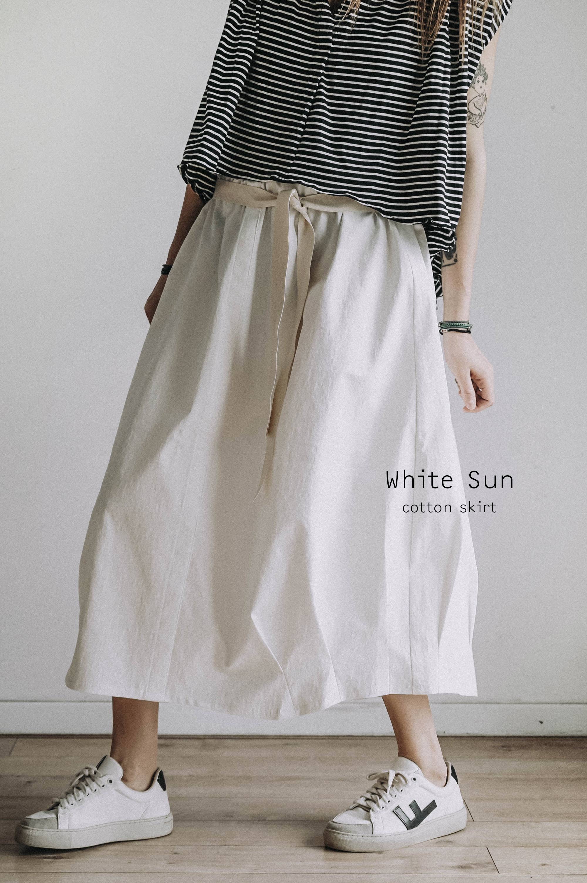 White Sun Skirt
