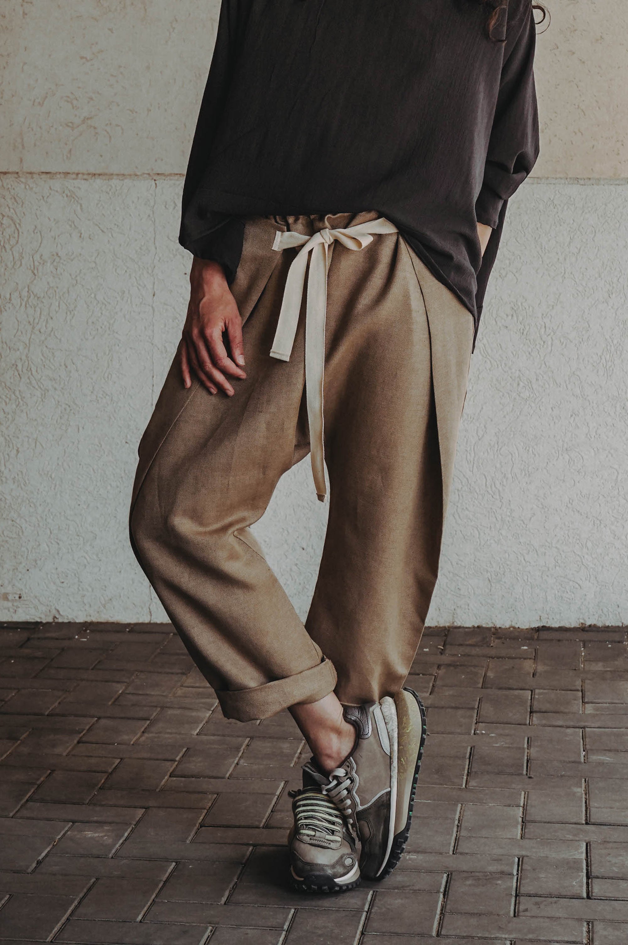 Speck Of Sand Linen Trousers