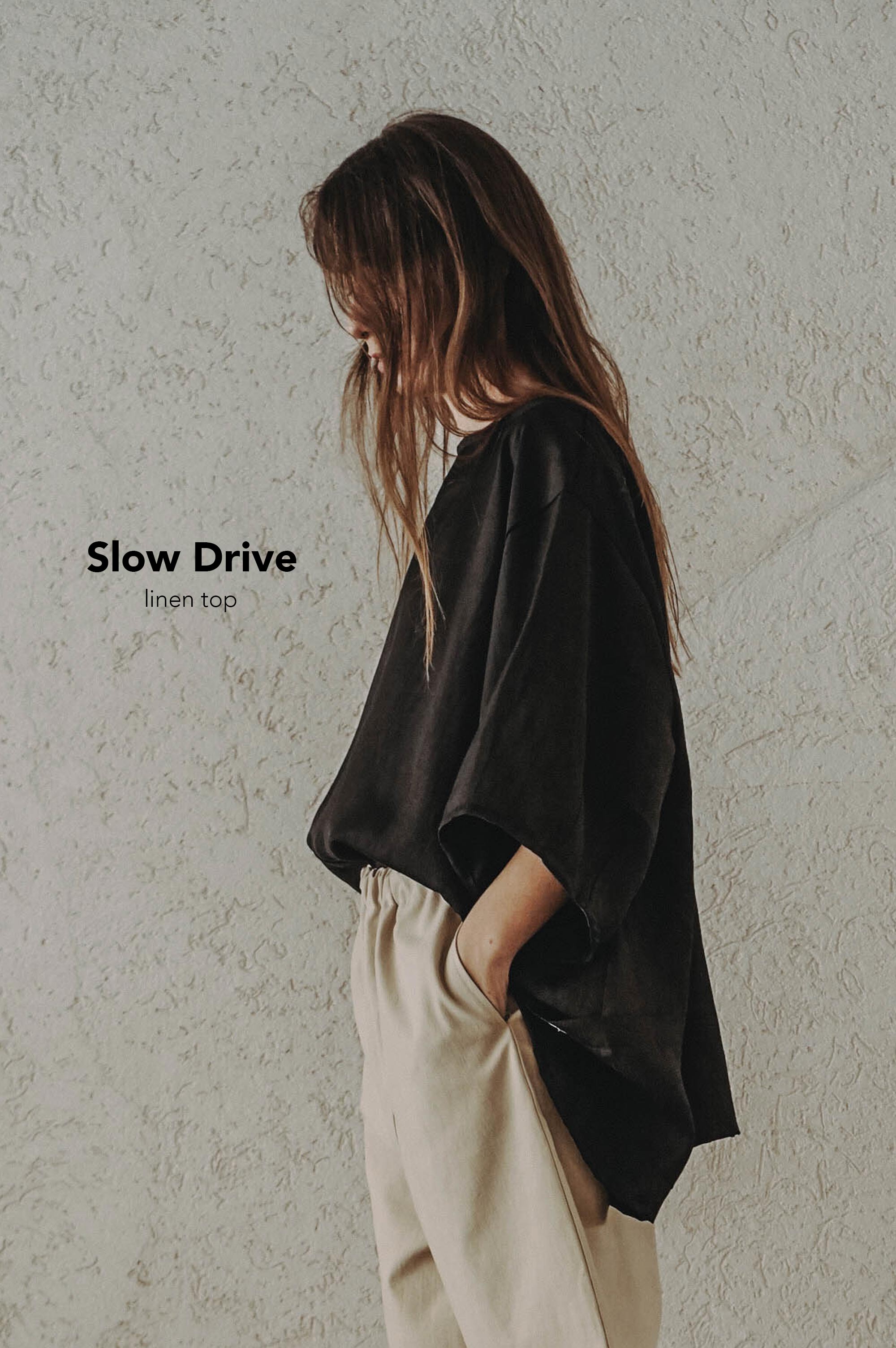 Slow Drive Linen Top