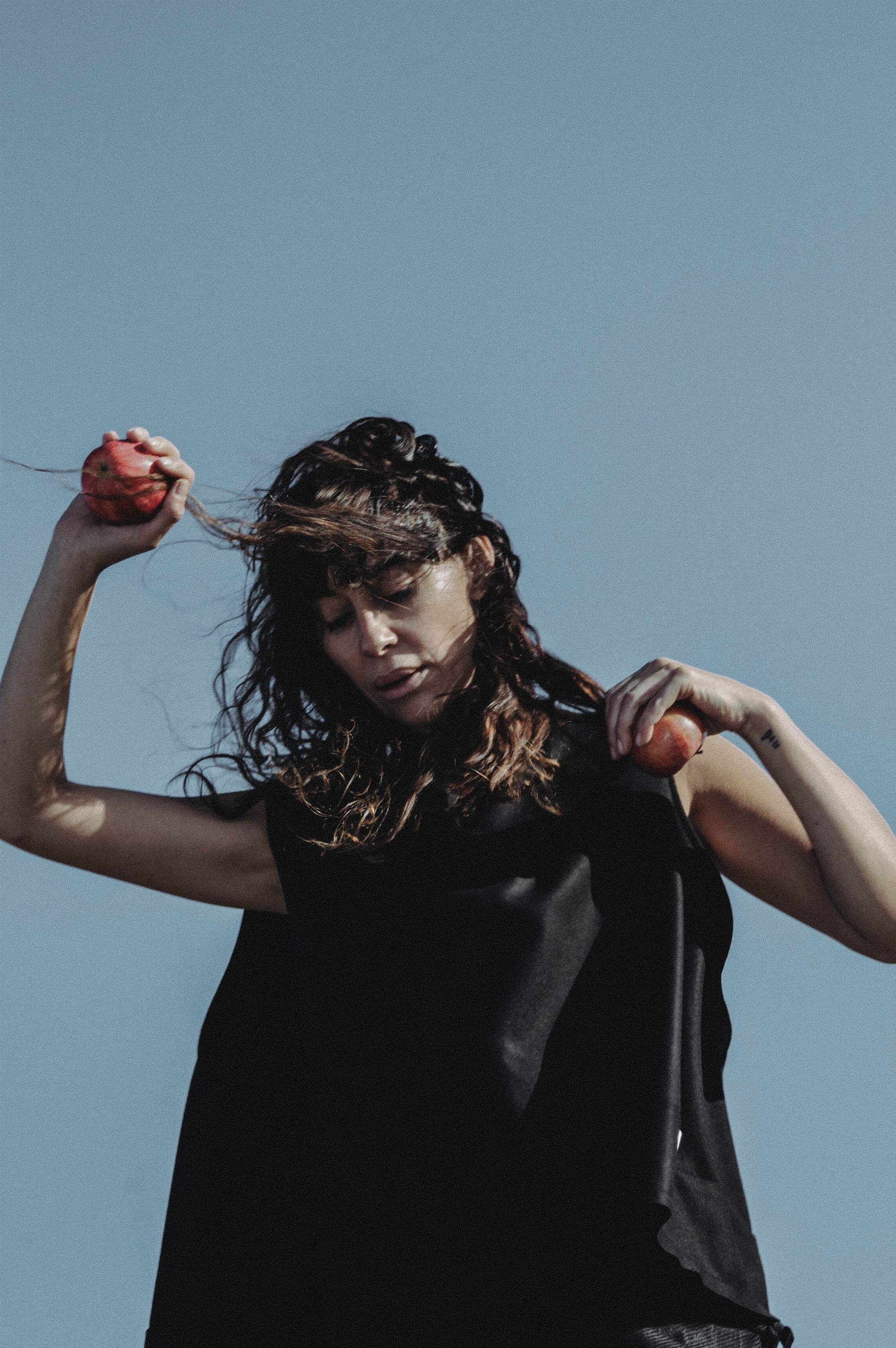 Sleeveless wool vest