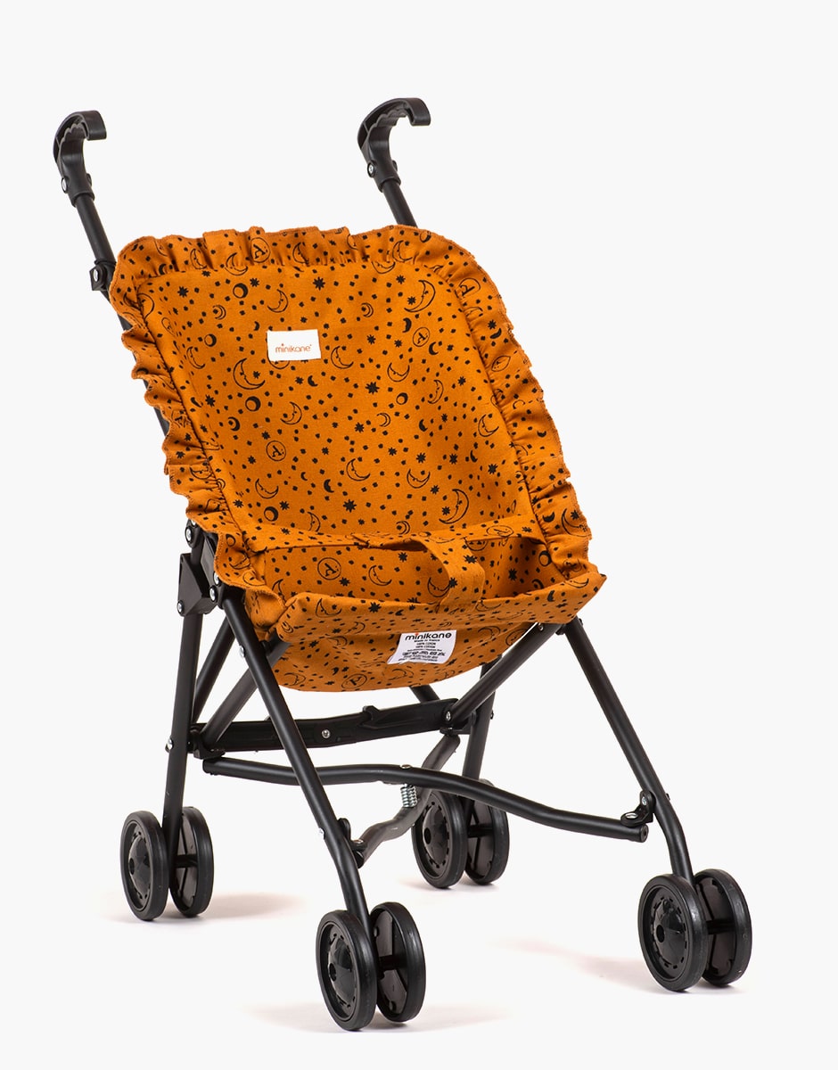Moon curry ruffled doll stroller